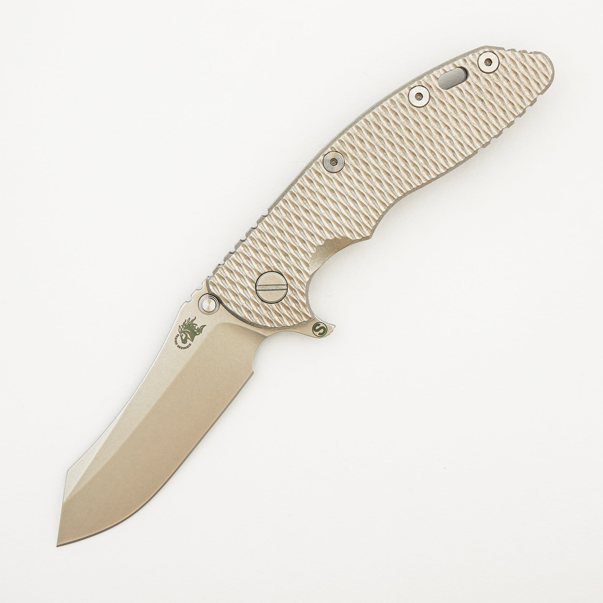 XM-18 3.5" - Skinny Skinner CPM 20CV Blade - Tri-Way - Stonewash - Covid-19 Edition