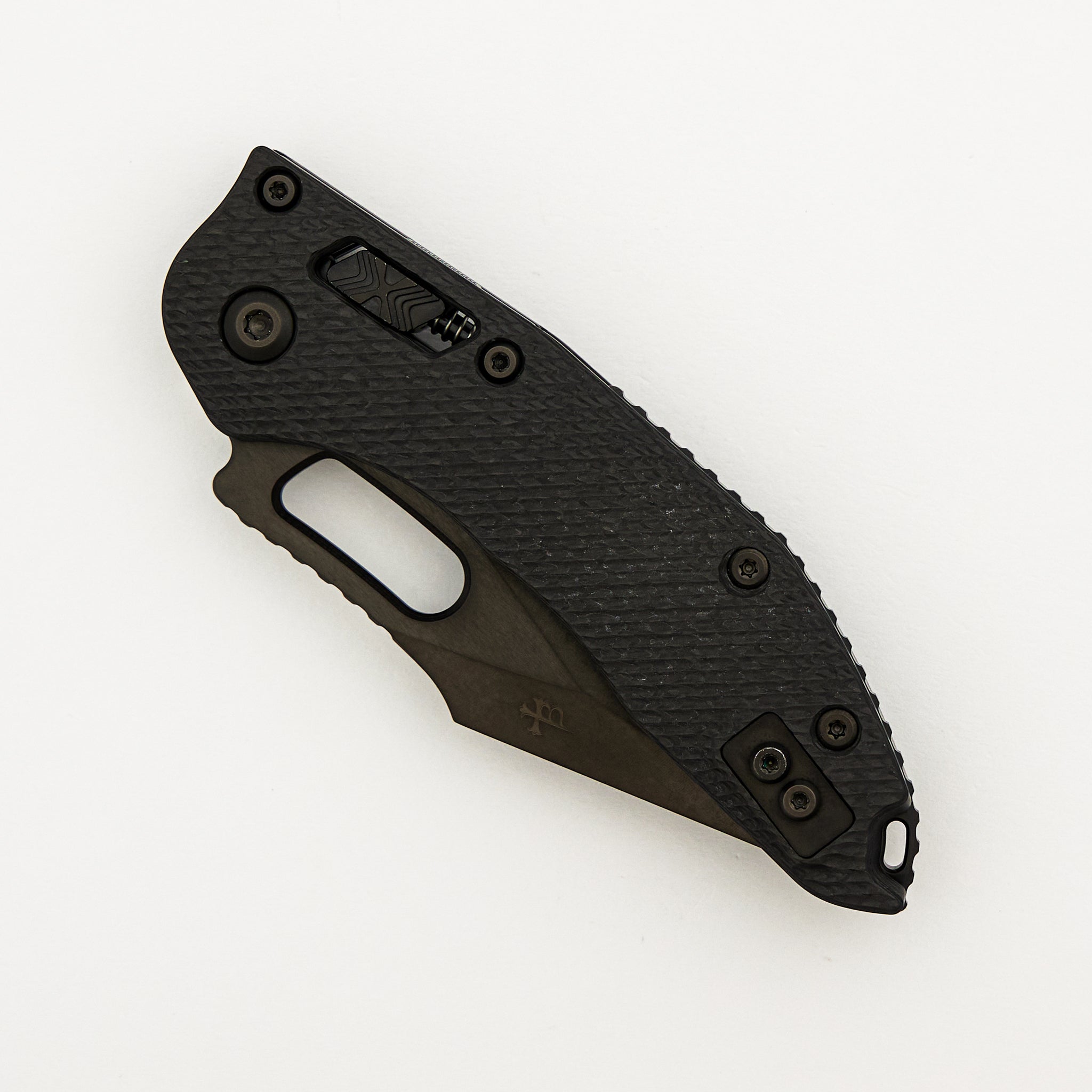 "Signature Series" Stitch - RAM-LOK S/E Fluted Carbon Fiber Handle DLC Standard DLC Hardware 169RL-1 DLCTFLCFS