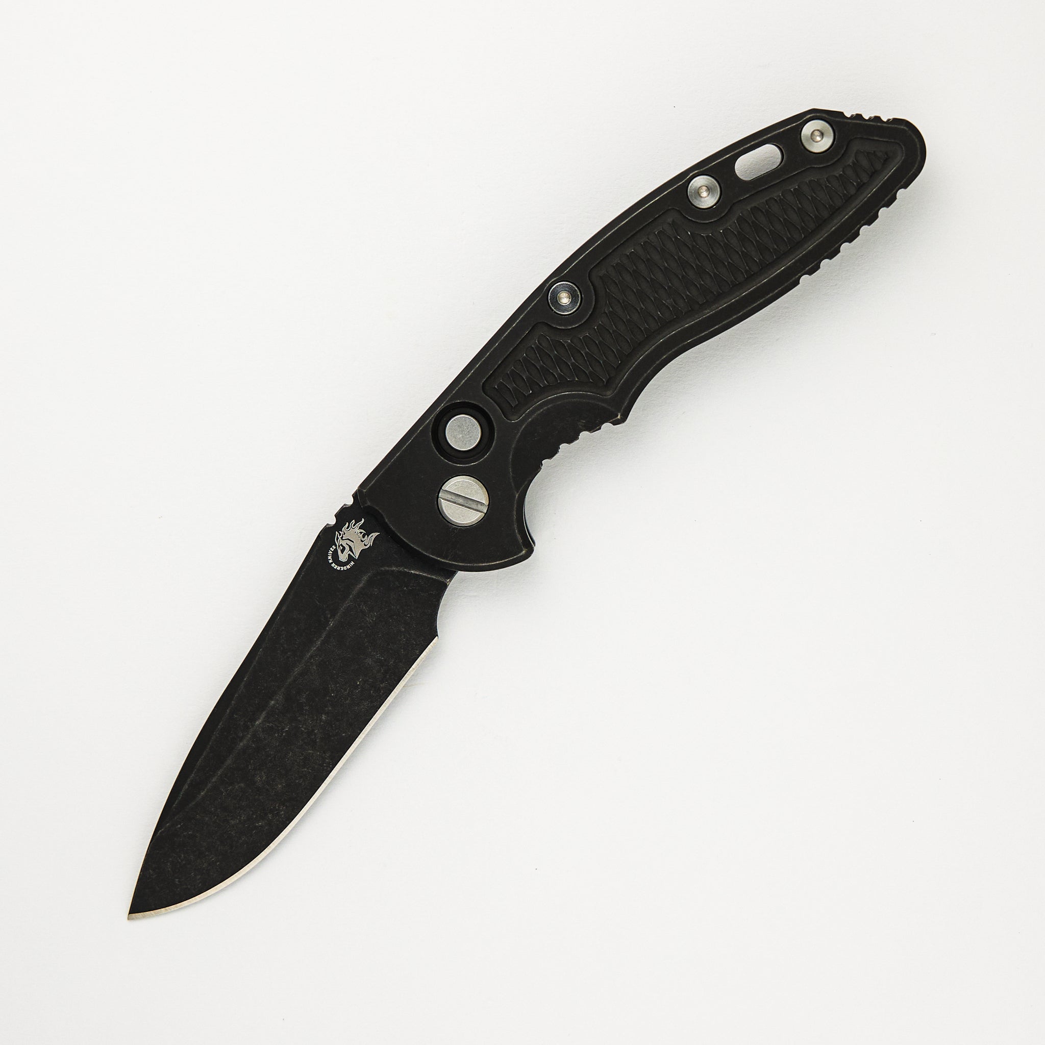 Hinderer XM-18 3.5″ – Auto – Spearpoint – Battle Black - CPM 20CV