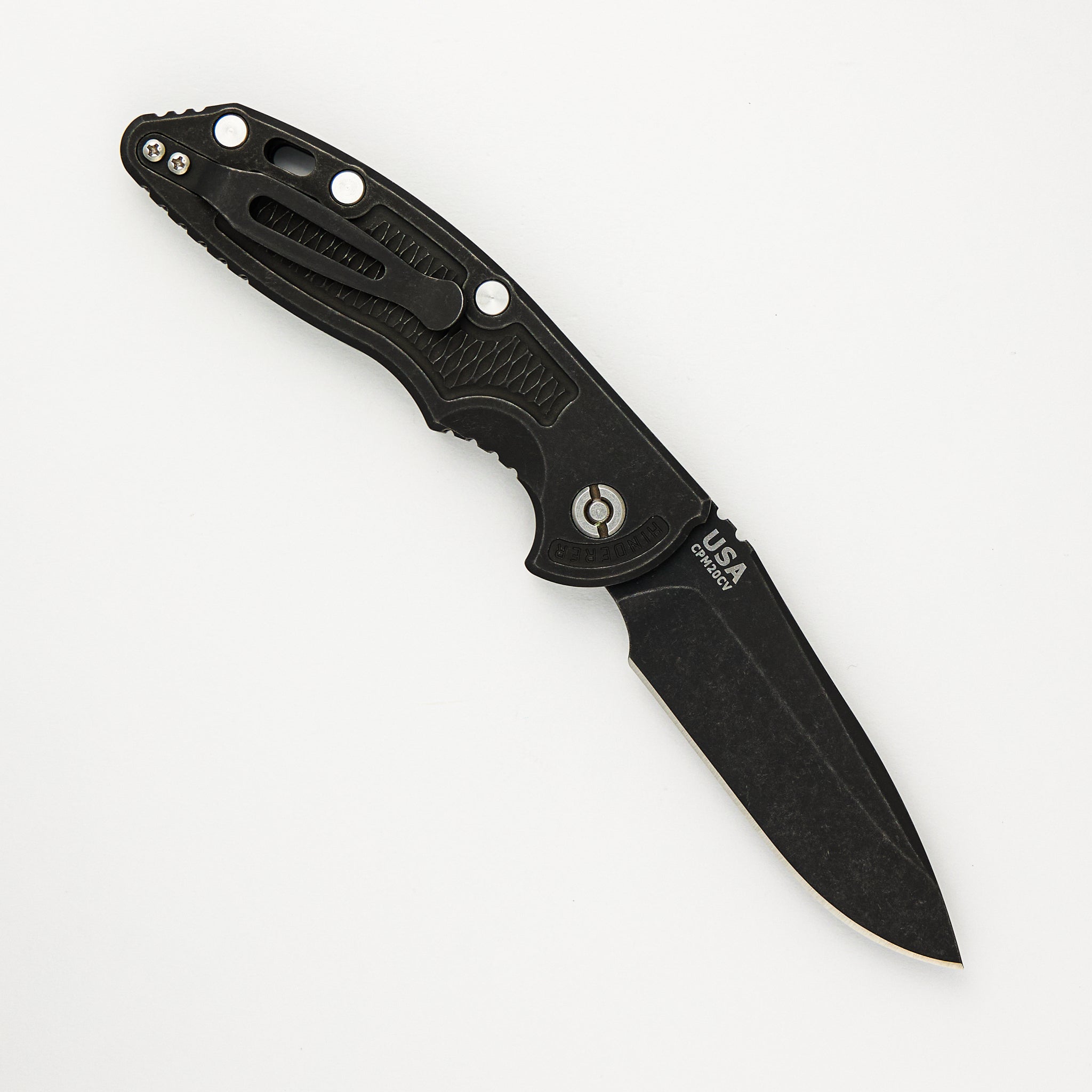 Hinderer XM-18 3.5″ – Auto – Spearpoint – Battle Black - CPM 20CV