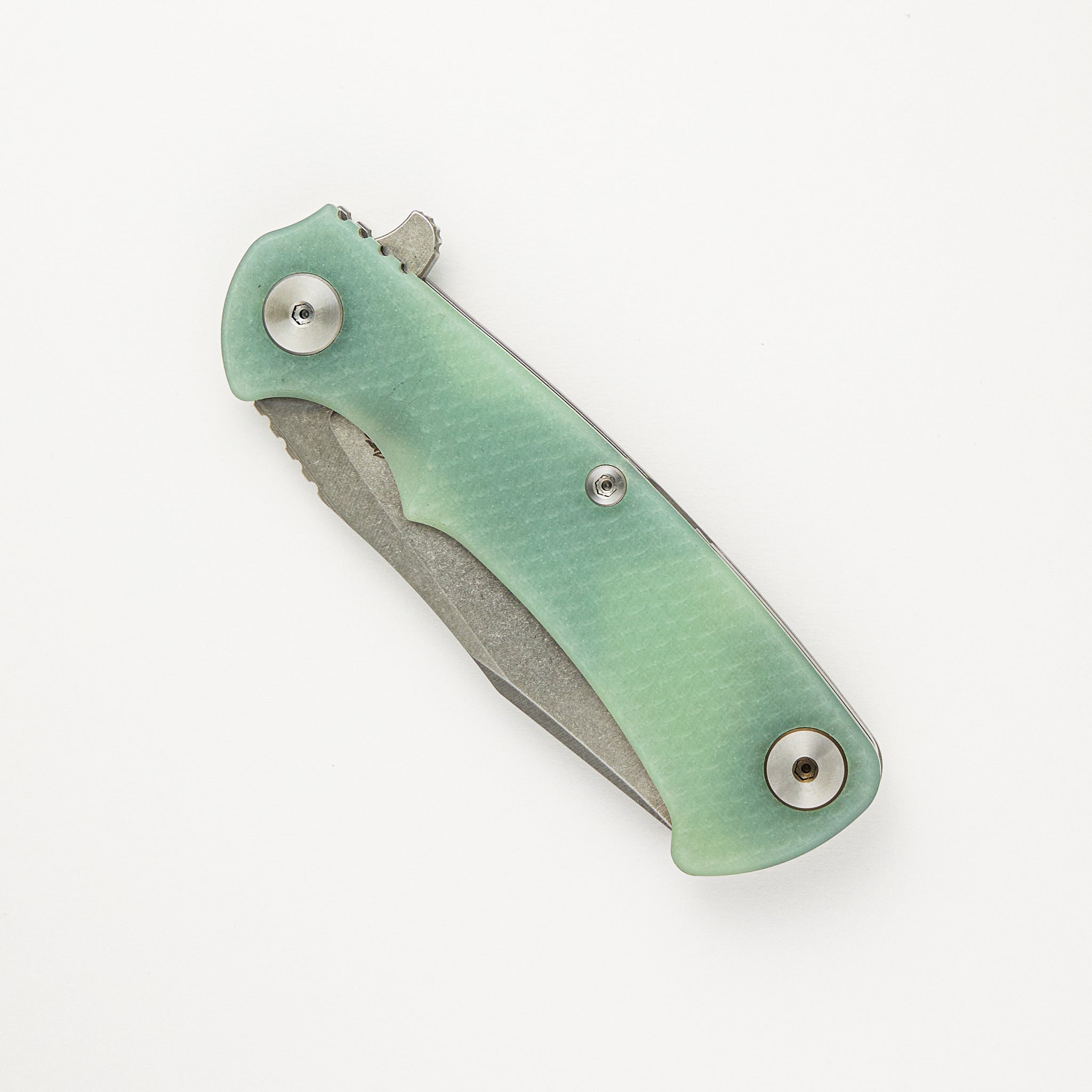 Project X - Clip Point MagnaCut Blade - Tri-Way - Working Finish - Translucent G10