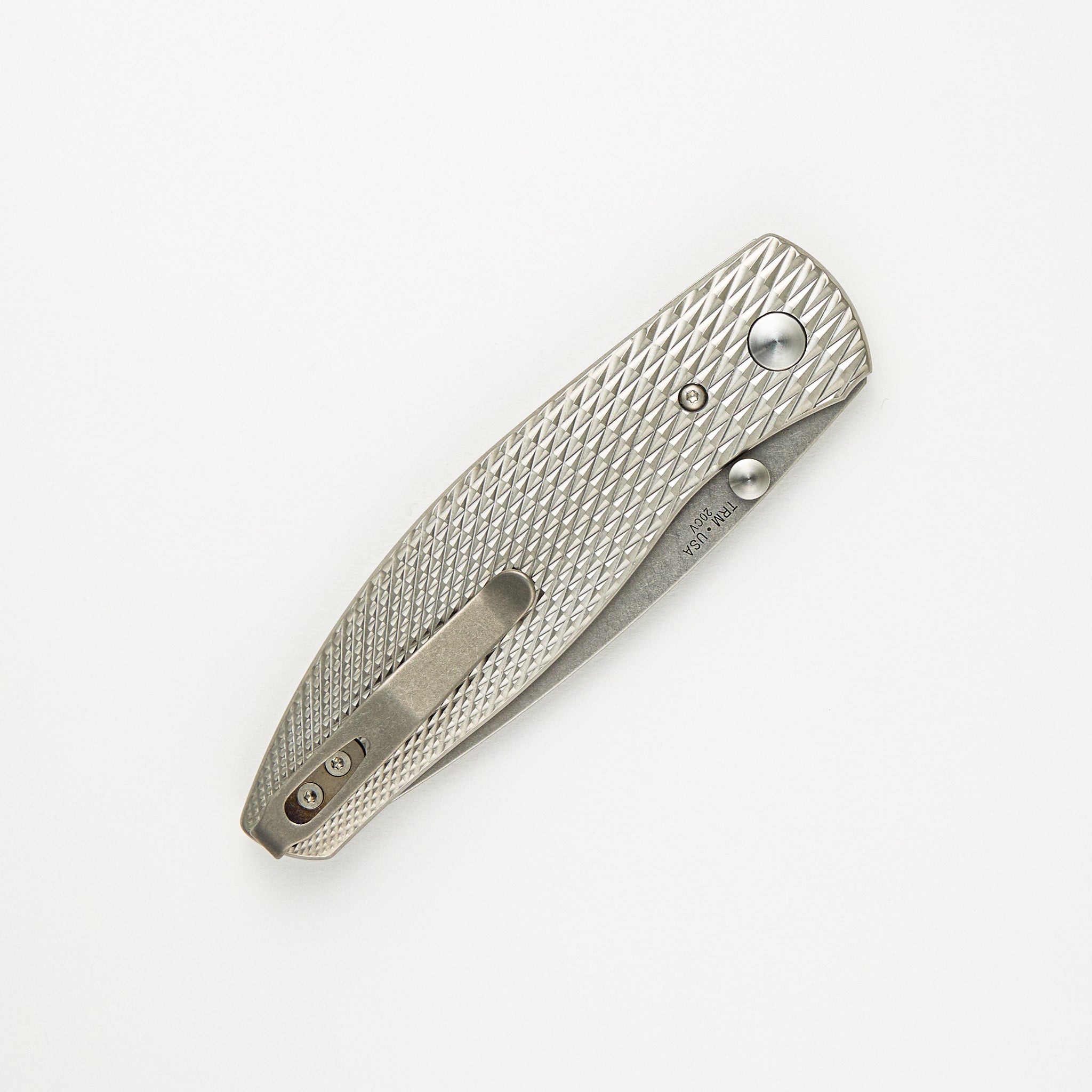 Three Rivers Manufacturing Atom - Titanium Handle - 20CV Blade