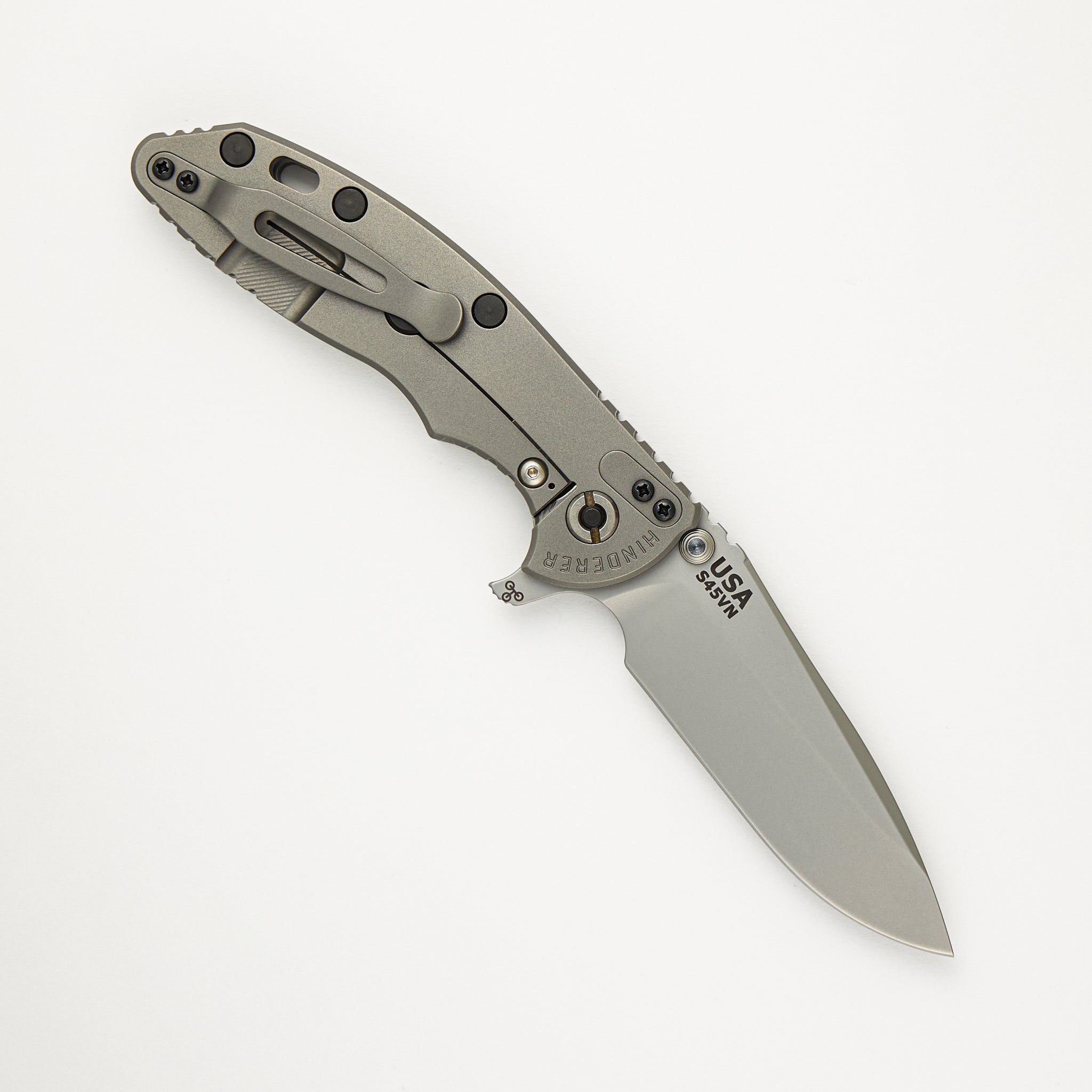 XM-18 3.5" - S45VN Spearpoint - Tri-Way - Bead Blasted - Black Hardware