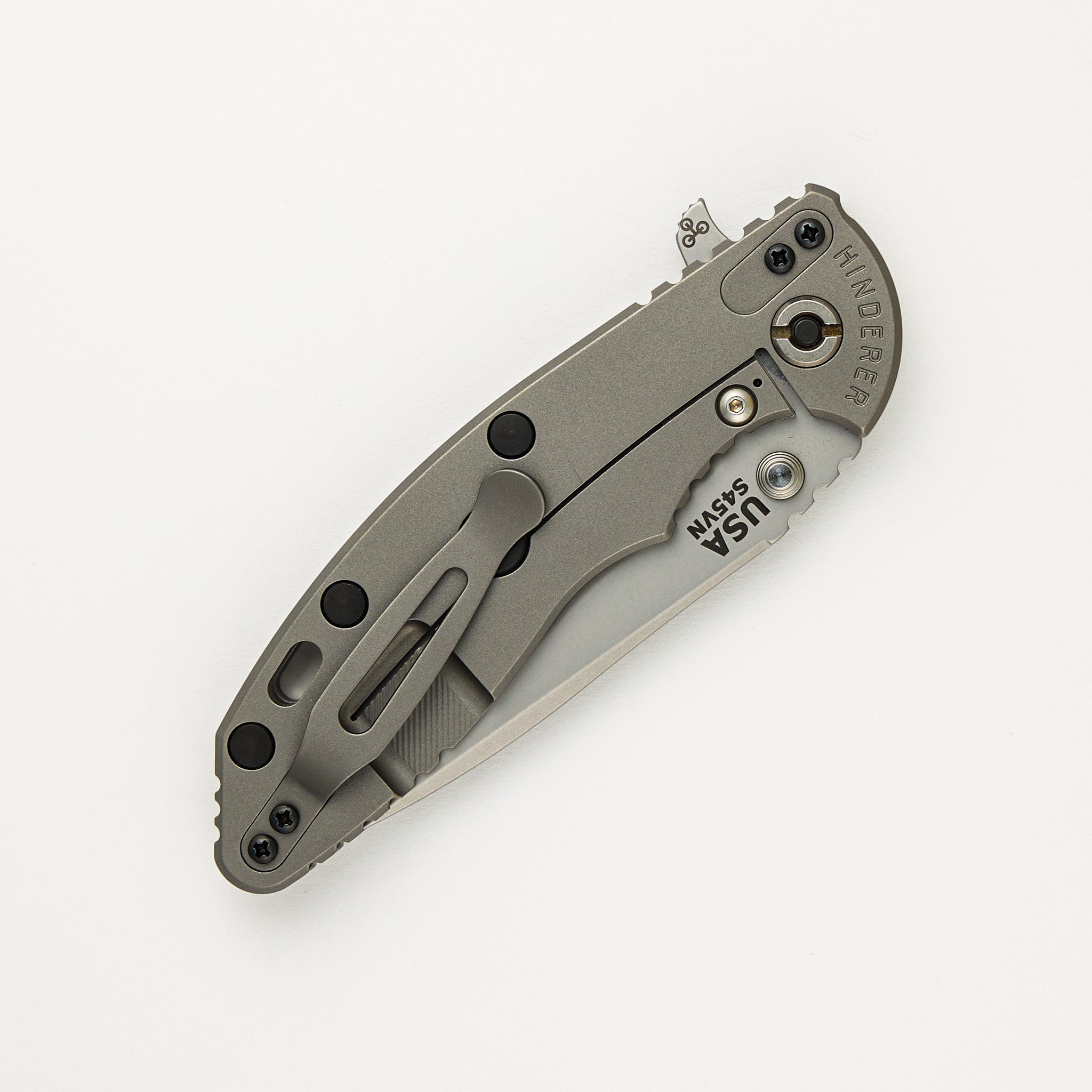 XM-18 3.5" - S45VN Spearpoint - Tri-Way - Bead Blasted - Black Hardware