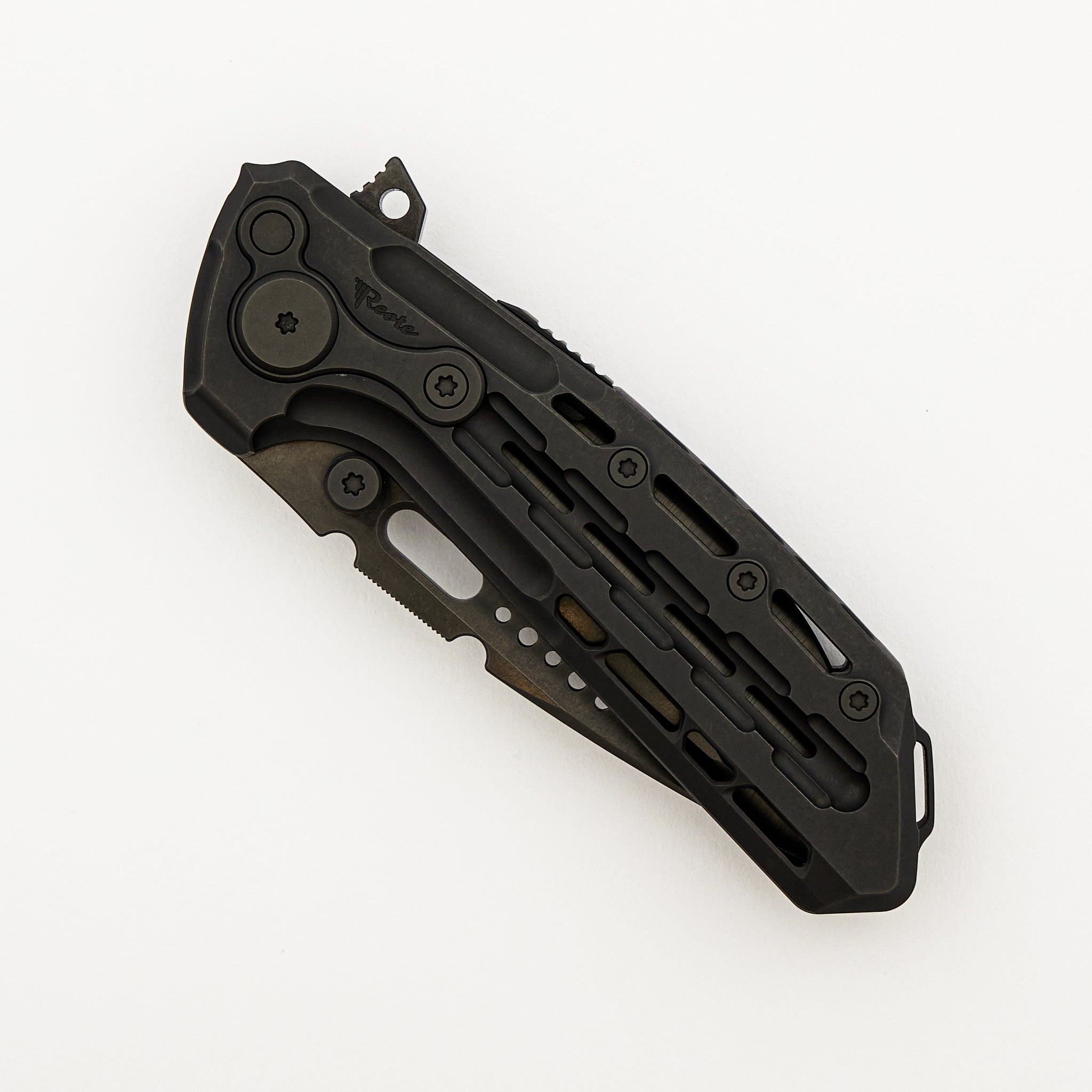 Terminator-TX228 - Black DLC Titanium Handle - Black DLC Blade - S/N 085/200