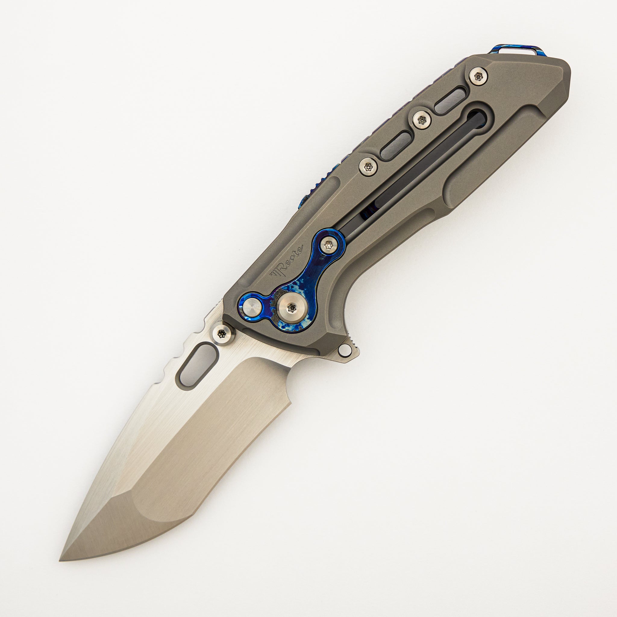 T1000-V2 - Titanium Handle - Hand Rubbed Satin M390 Blade - S/N 22/30
