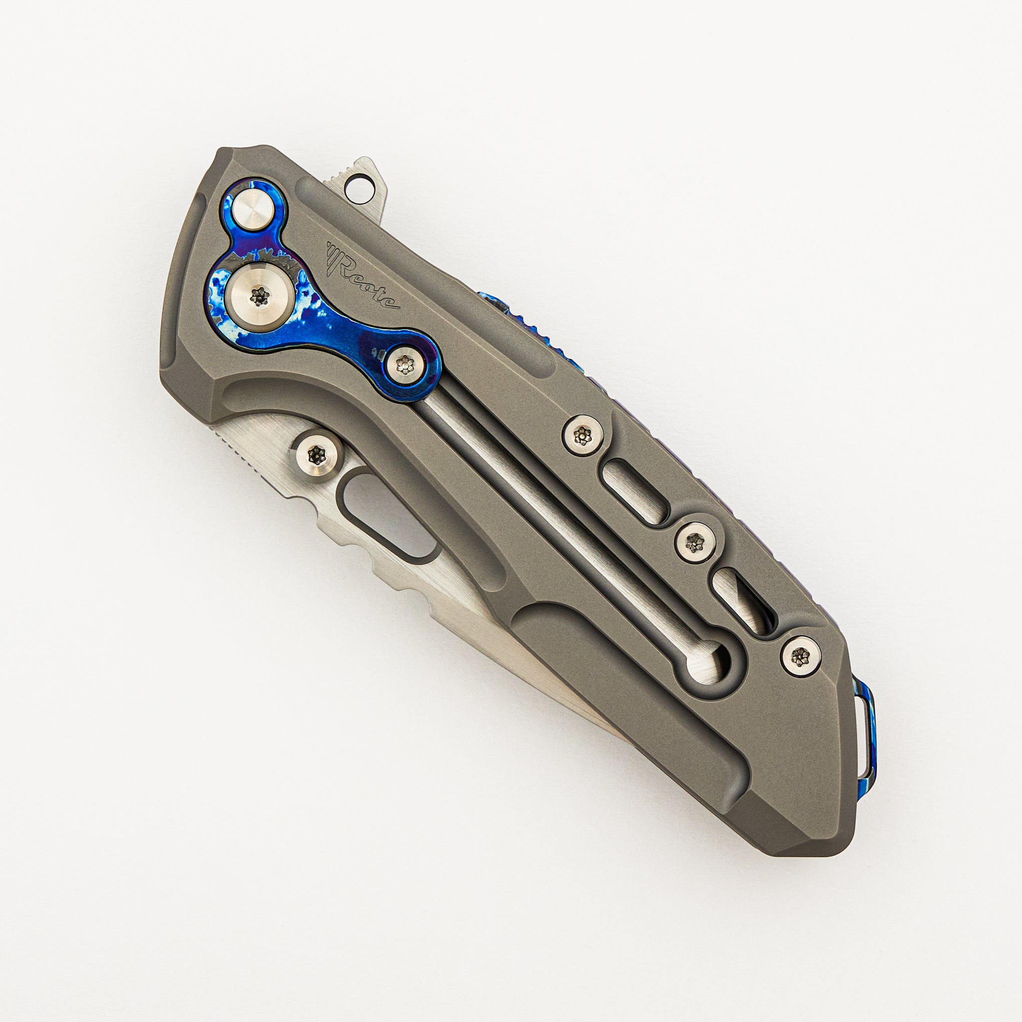 T1000-V2 - Titanium Handle - Hand Rubbed Satin M390 Blade - S/N 22/30