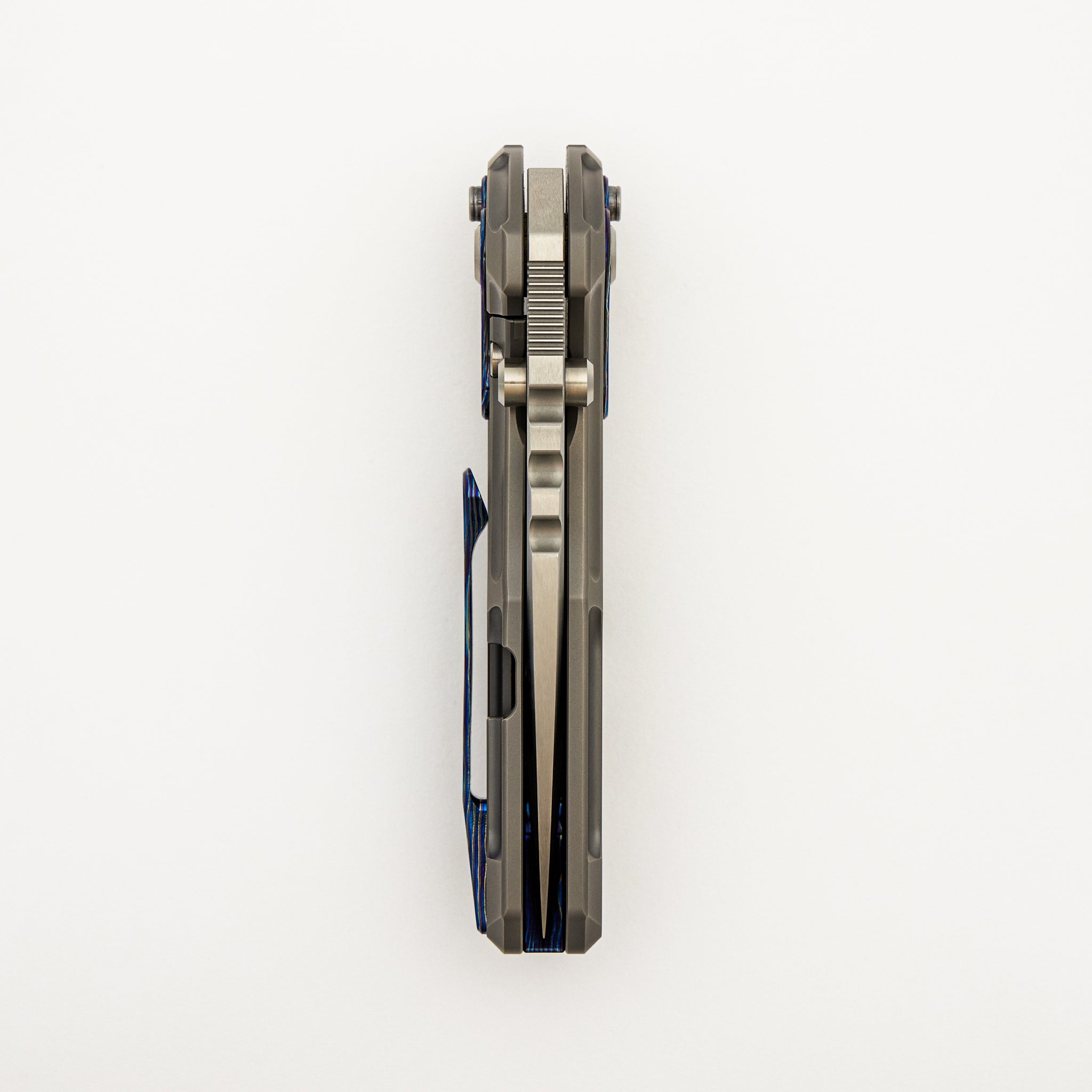 T1000-V2 - Titanium Handle - Hand Rubbed Satin M390 Blade - S/N 22/30