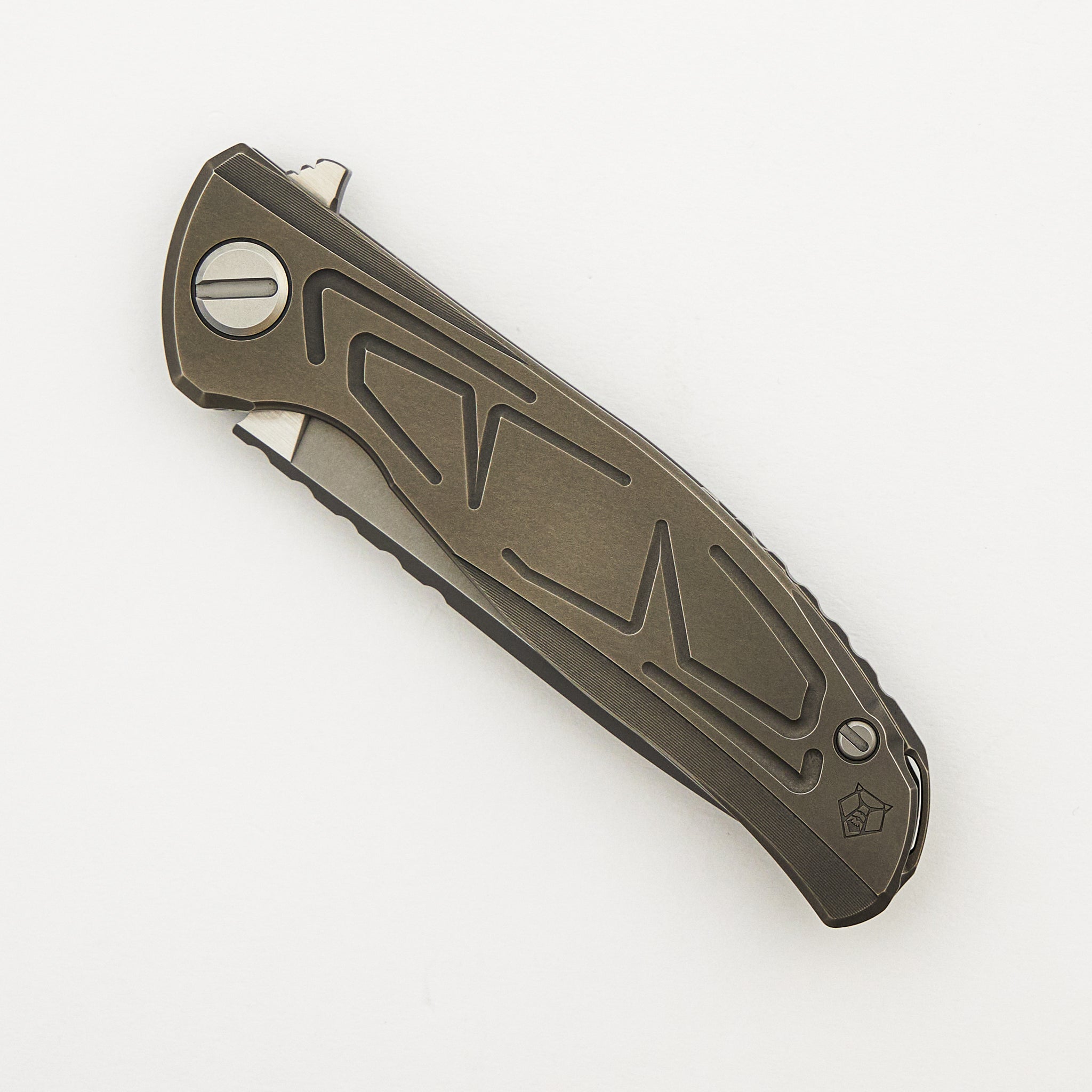 F95 Braces - S90V Blade - Titanium Handle - Washers