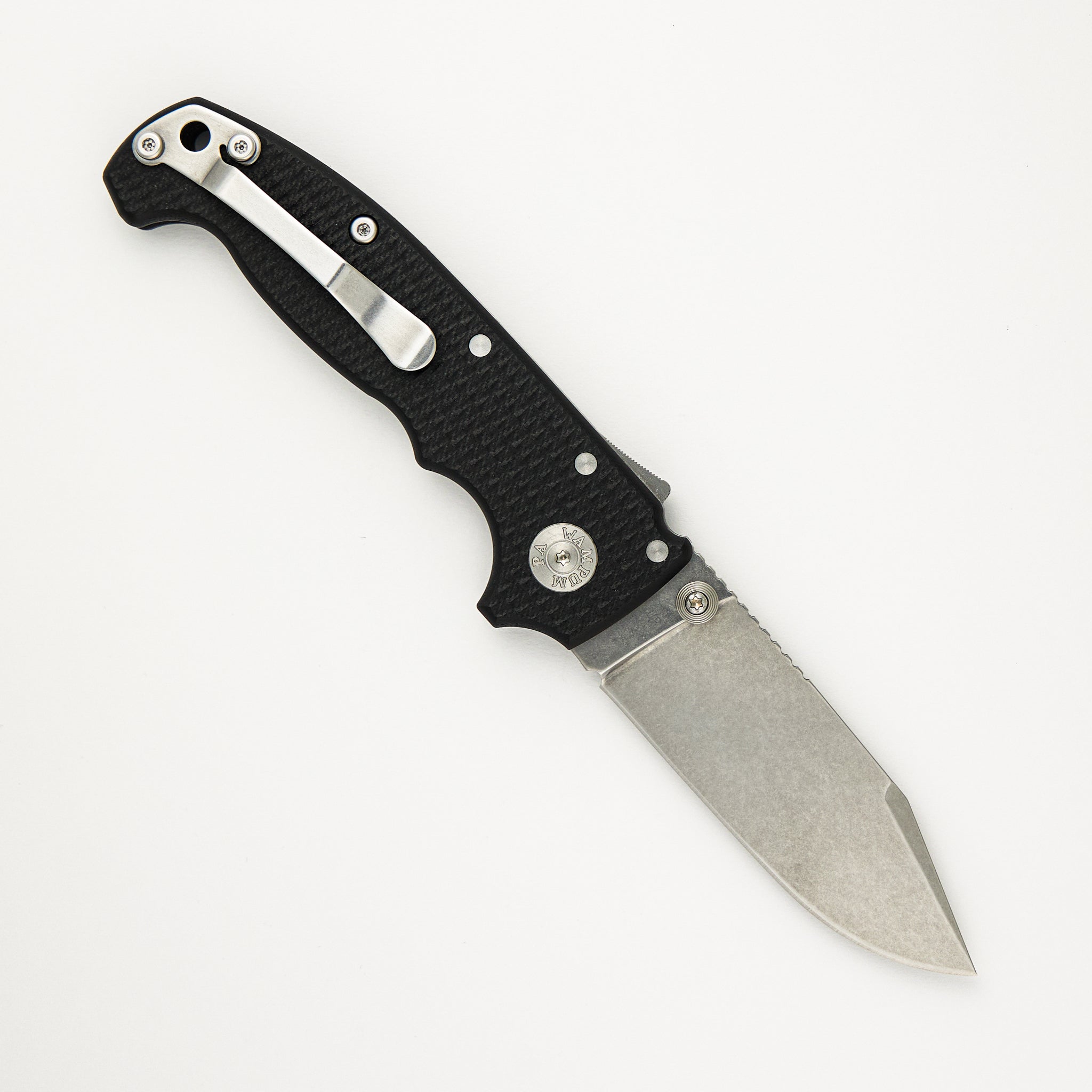 Machine Ground AD20S - No Slot - MagnaCut Blade - Black G10 Handle