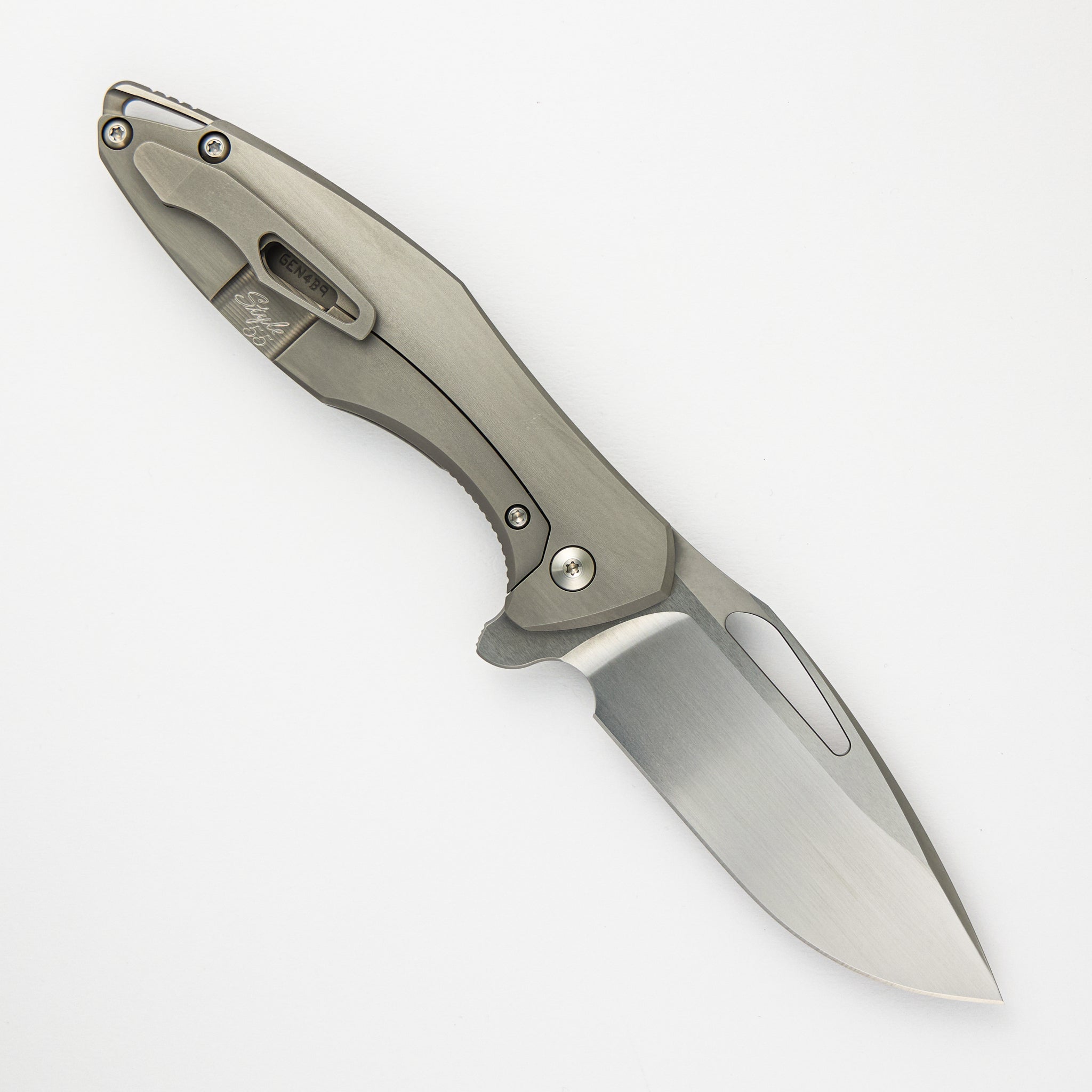 Koenig Knives Arius - Style 55 - Handrubbed M390 Blade