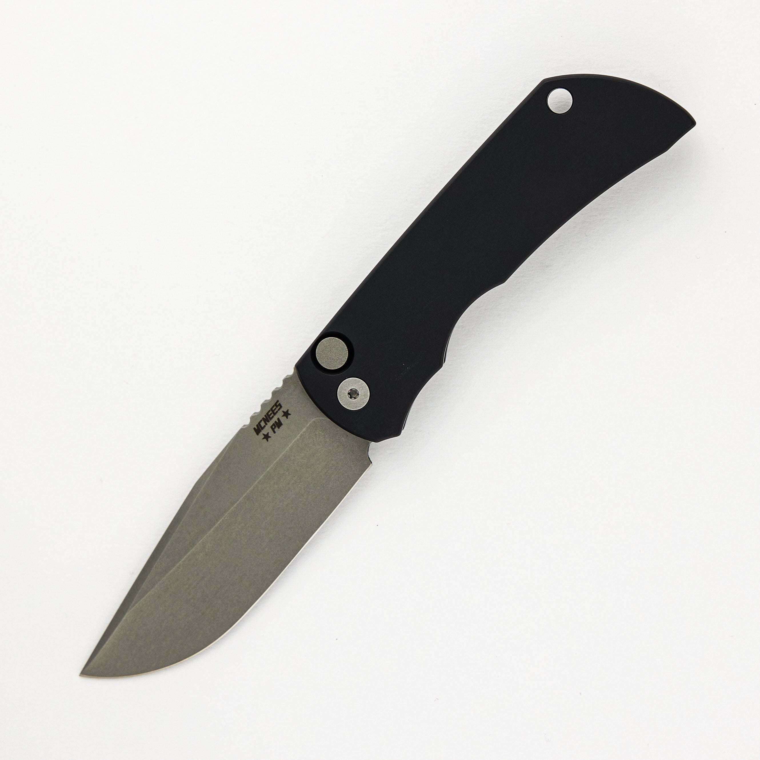 Performance Machined Mac 2.0 – 3.5″ Automatic – CPM MagaCut Blade – Black Aluminum Handle