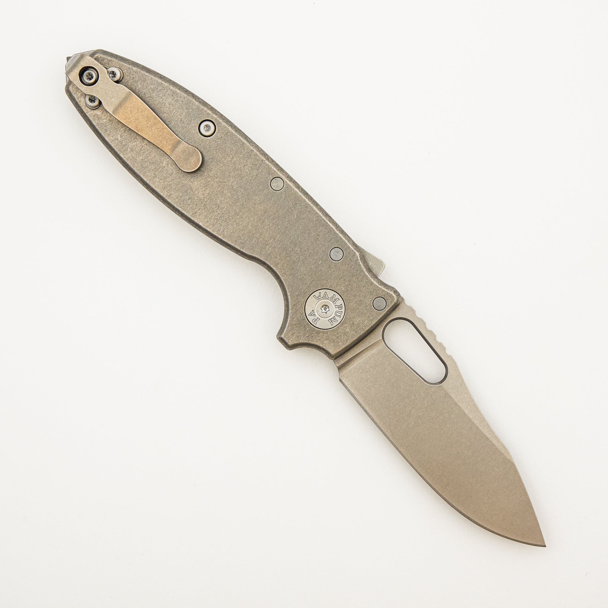 Shark-A-Tac Spike - MagnaCut Blade - Smooth Titanium Handle