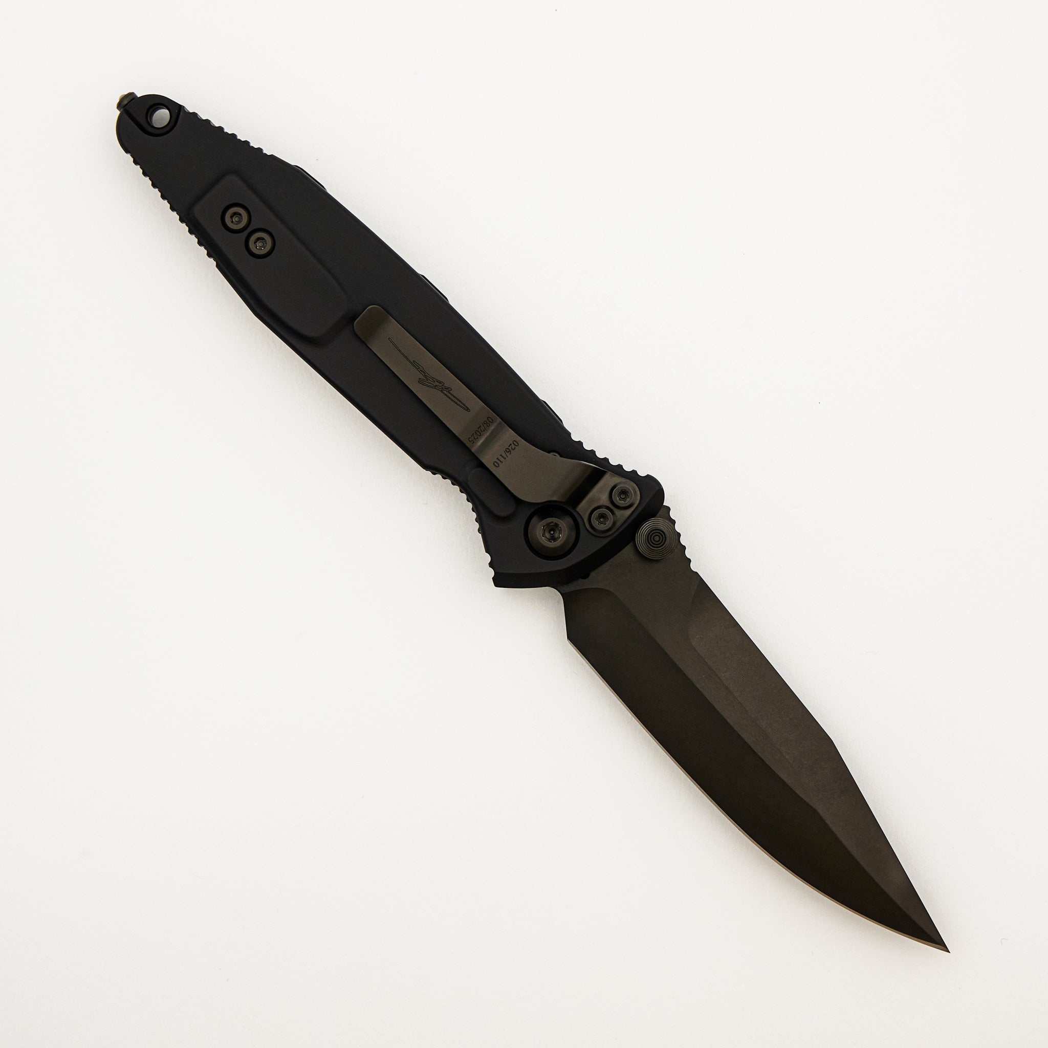 "Signature Series" Socom Elite Spear Point Purple Carbon Fiber Inlay DLC Standard S/N 026/110 160-1 DLCTCFPUISS
