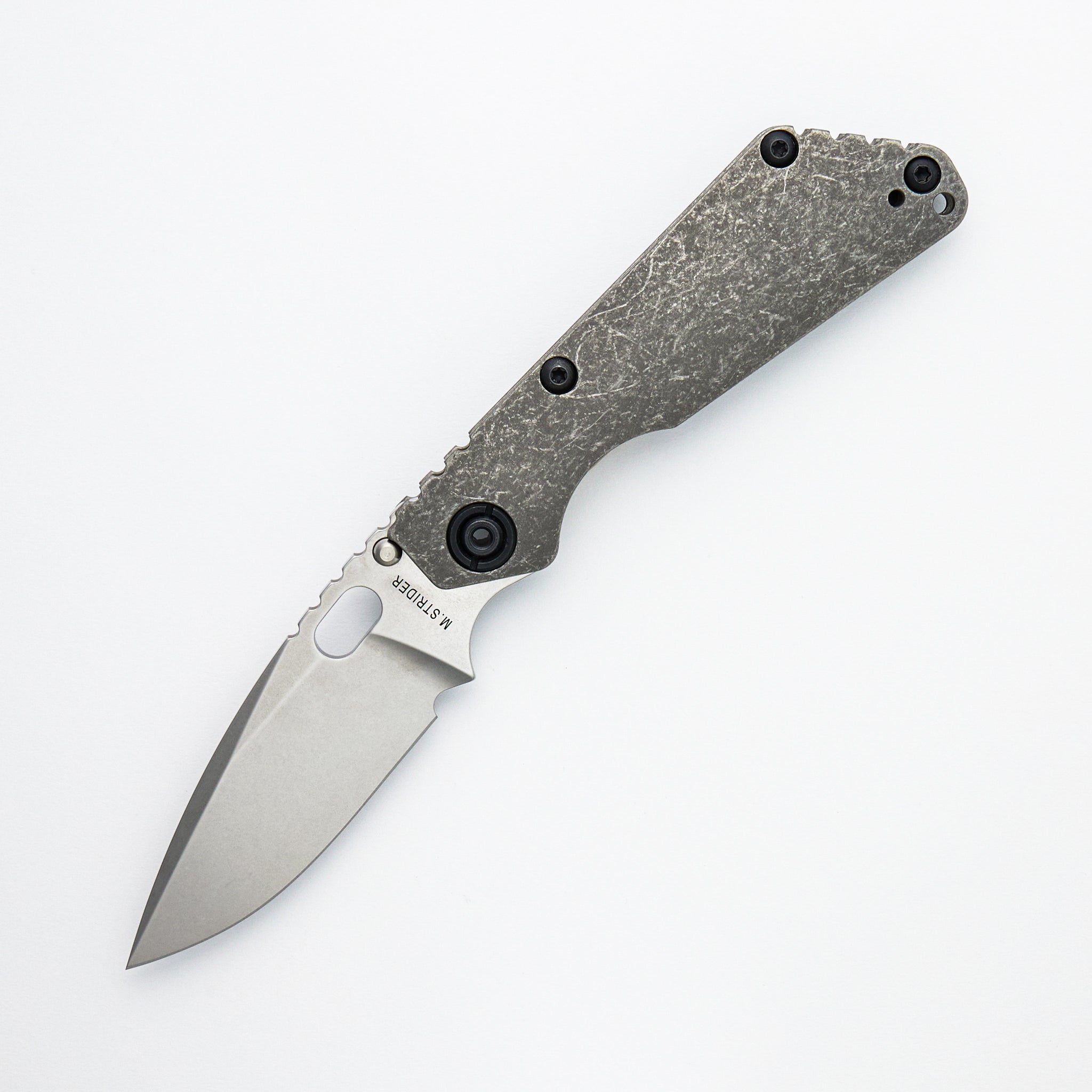 Large Sebenza 31 – Macassar Ebony Inlay – Polished Drop Point CPM S45V