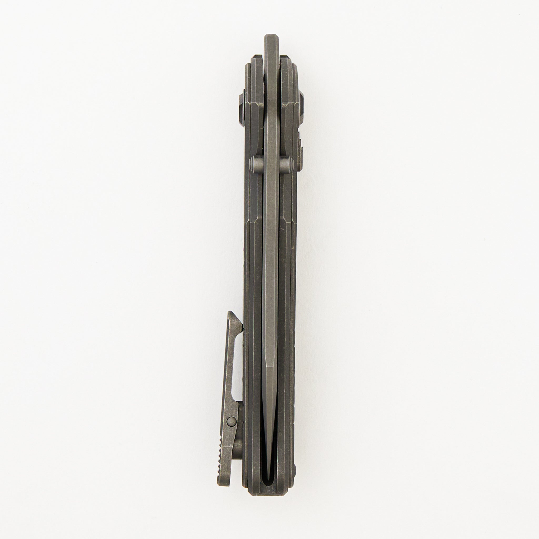 Talon - Stonewash Titanium Handle - M390 Blade