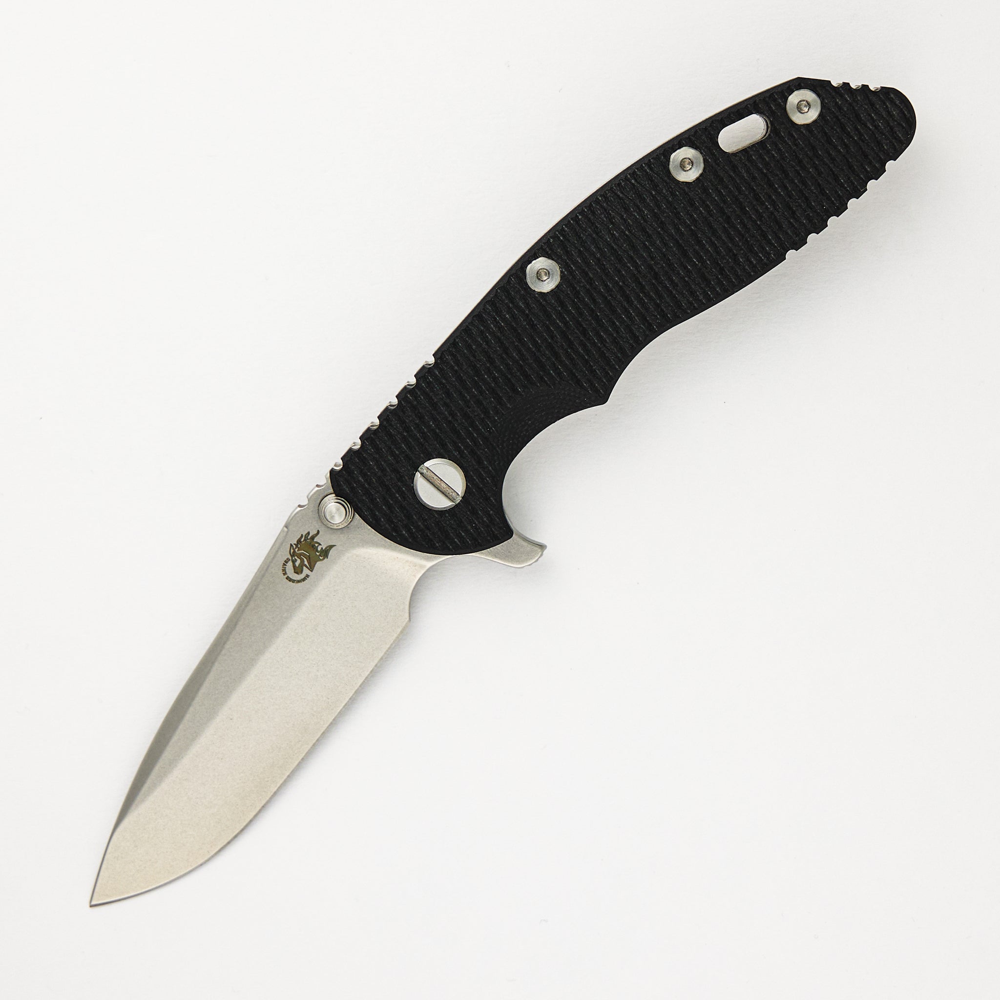 XM-18 3.5" Spearpoint Tri-Way Stonewash Black G10