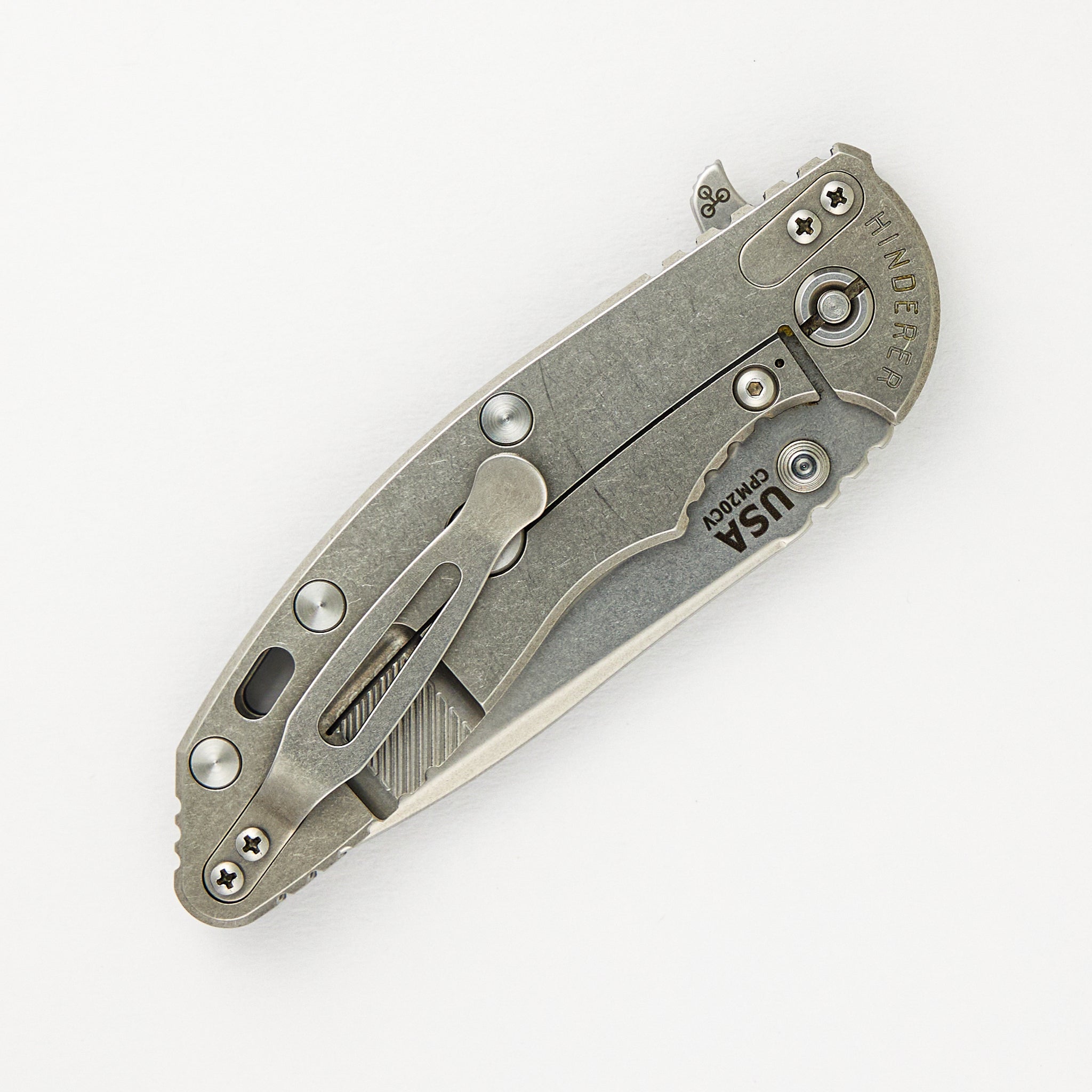 Hinderer Knives XM-18 3.5" Spearpoint Tri-Way Stonewash Black G10