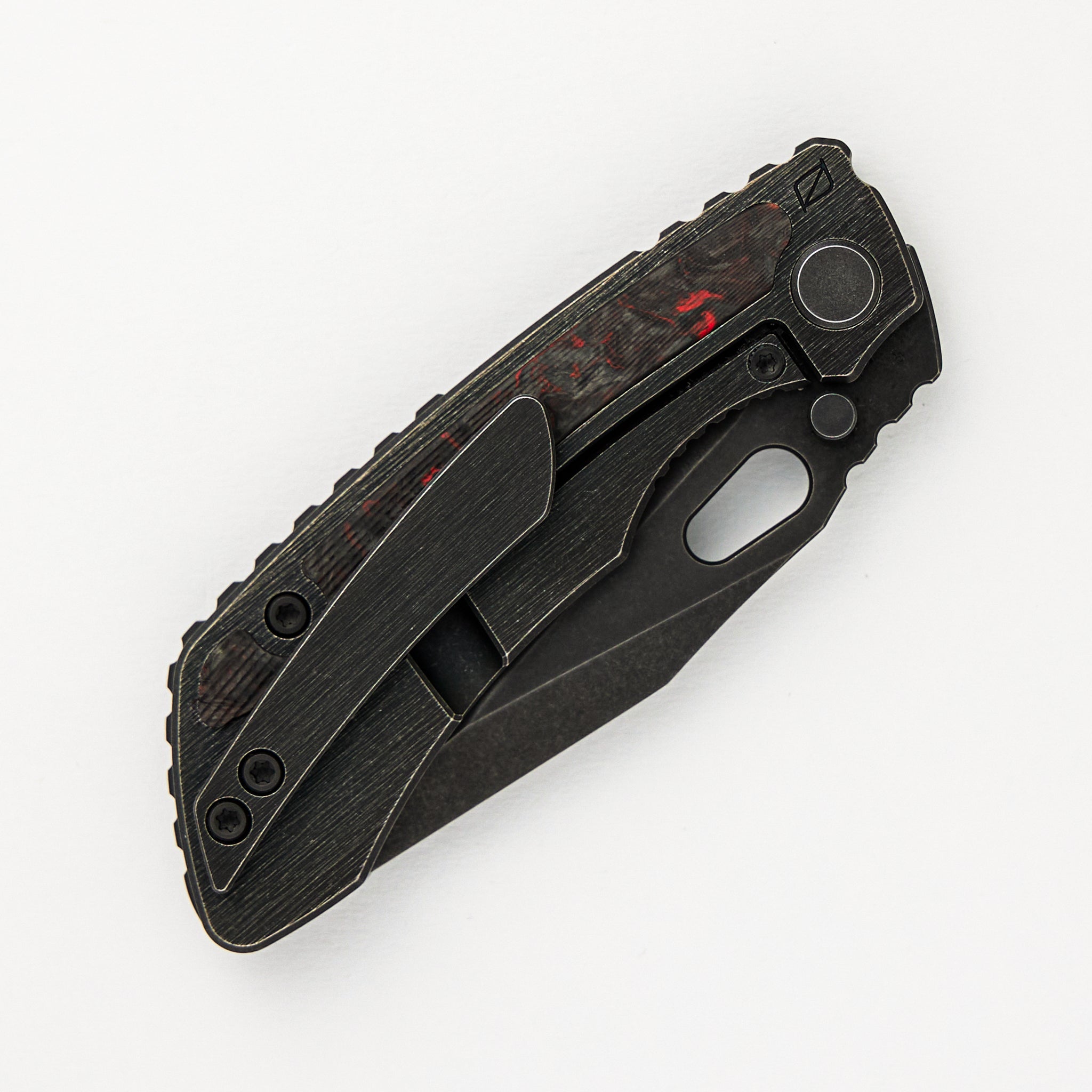 Custom Knife Factory / Jon Sorensen Design Evo-4 / Evo-T - S90V - Carbon Fiber Inlays