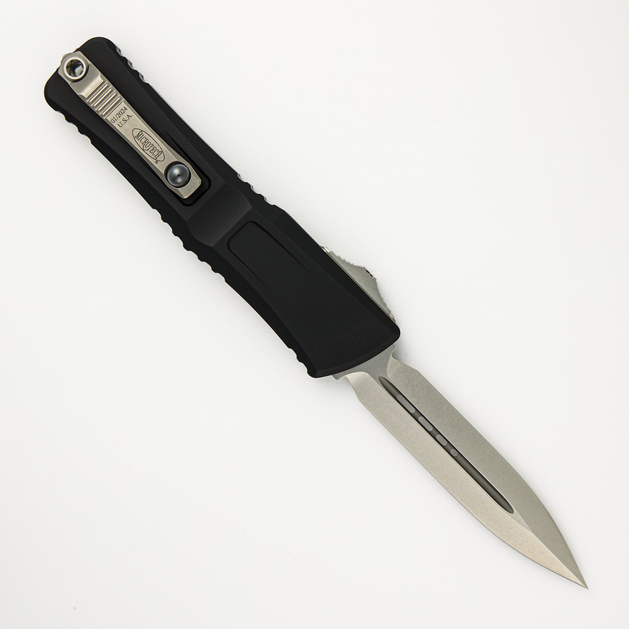 Microtech Combat Troodon D/E Gen III Stonewash Standard 1142-10