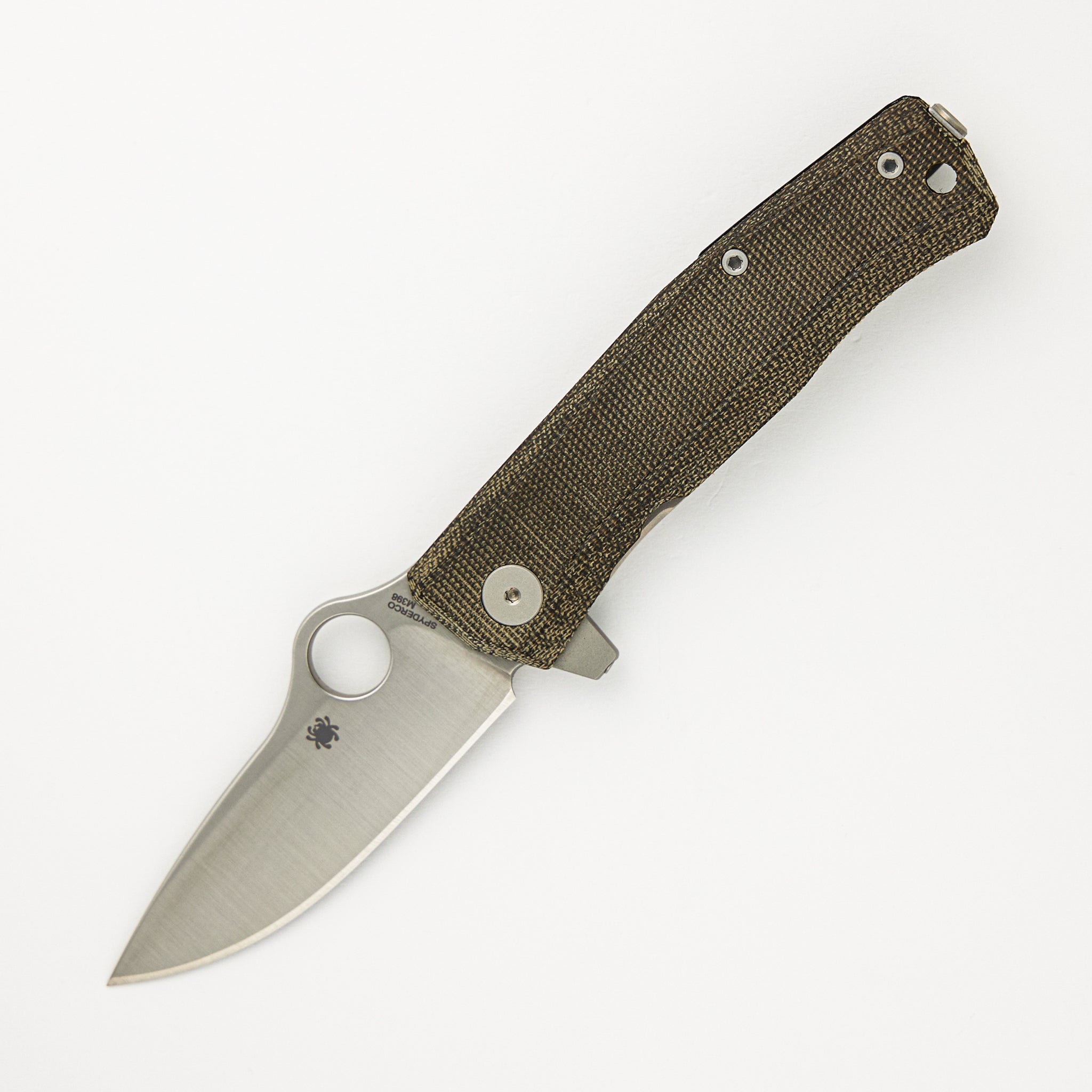 Spyderco Spymyto - Micarta Handle - M398 Blade