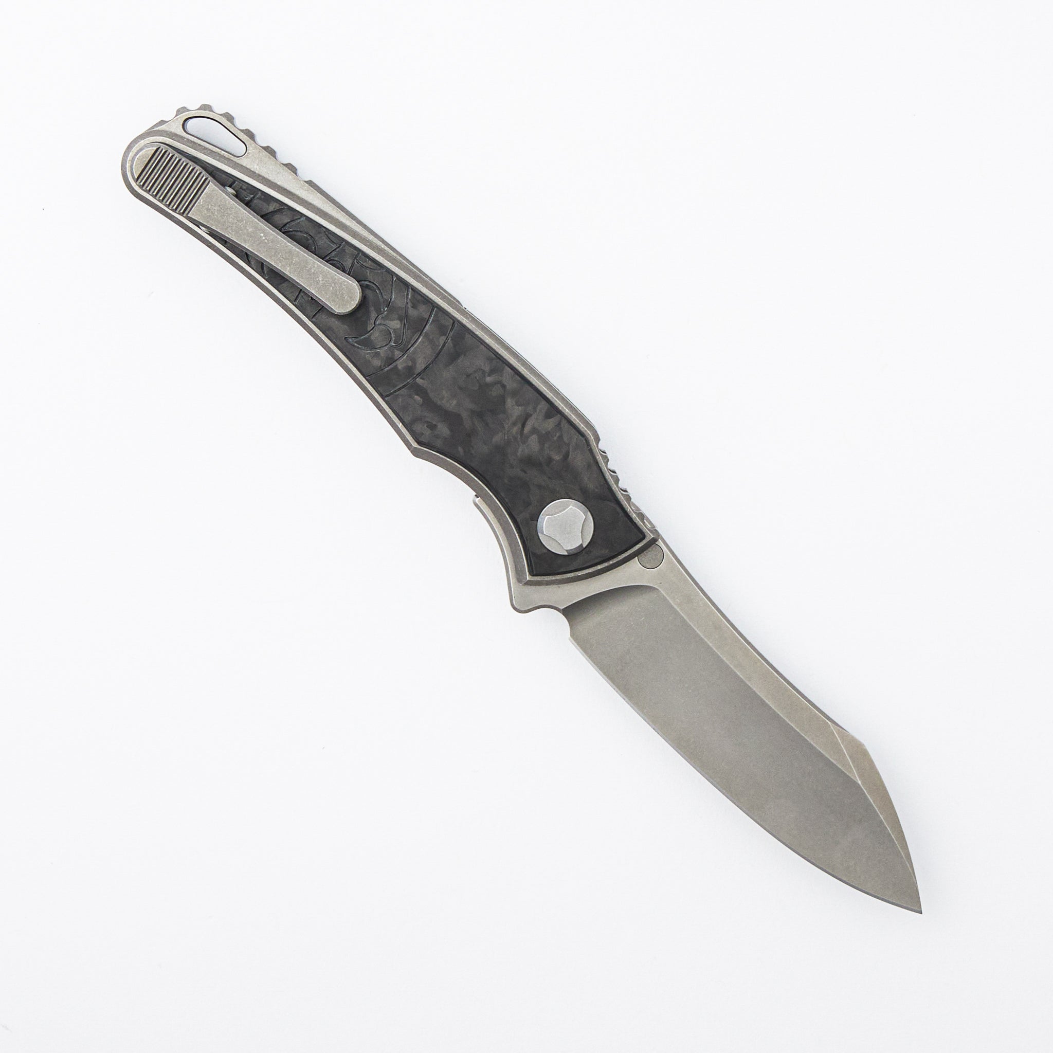 Talon Auto - Brightwashed - Black Ops Marble - M390 Blade