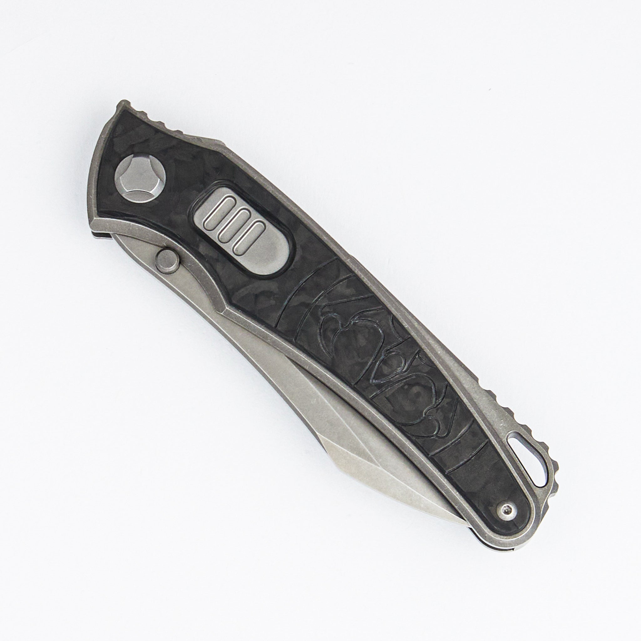 Talon Auto - Brightwashed - Black Ops Marble - M390 Blade