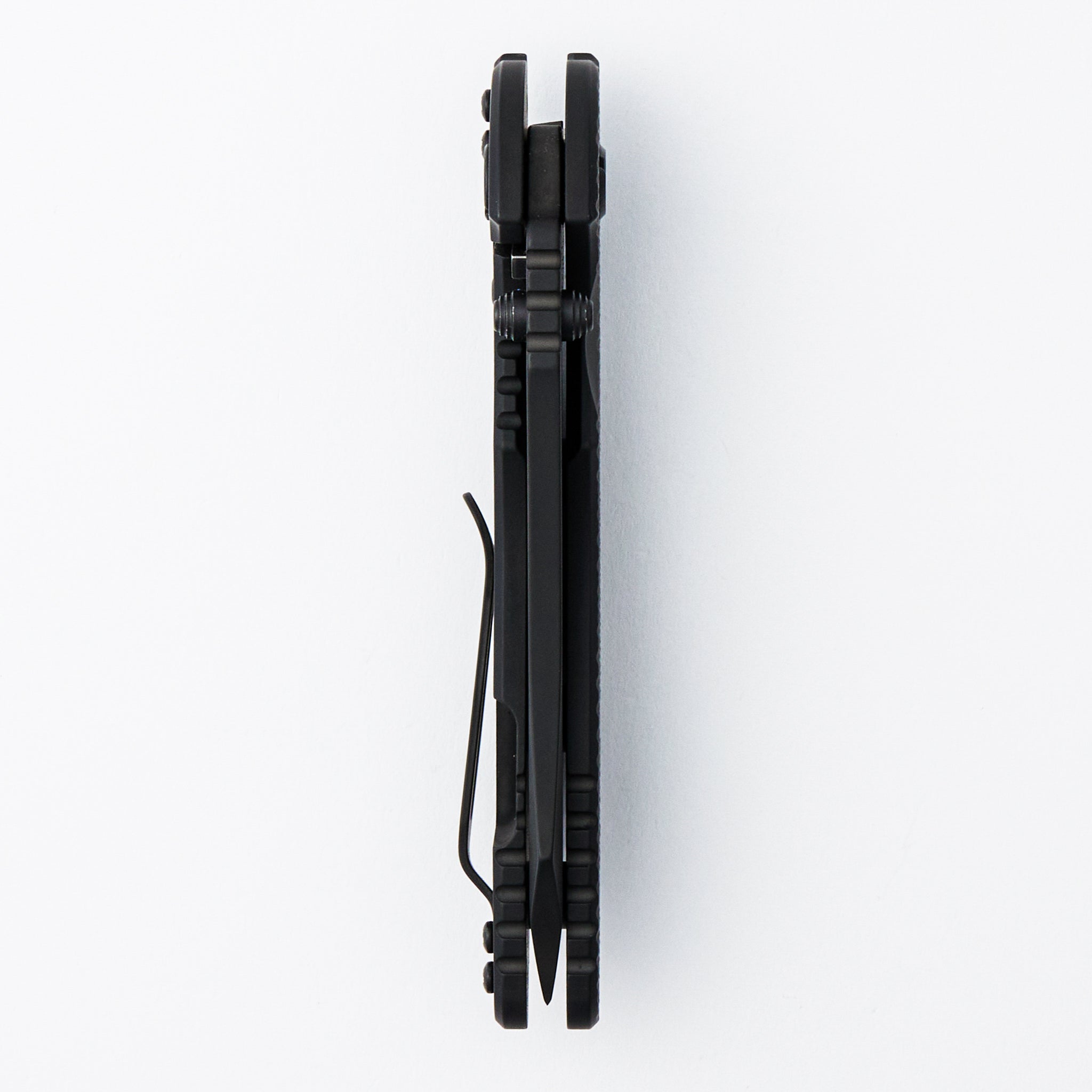 XM-18 3.5" - S45VN Skinner - Tri-Way - Matte Black DLC - Lasered Horsehead Lockside - Ti Scale - Black Hardware
