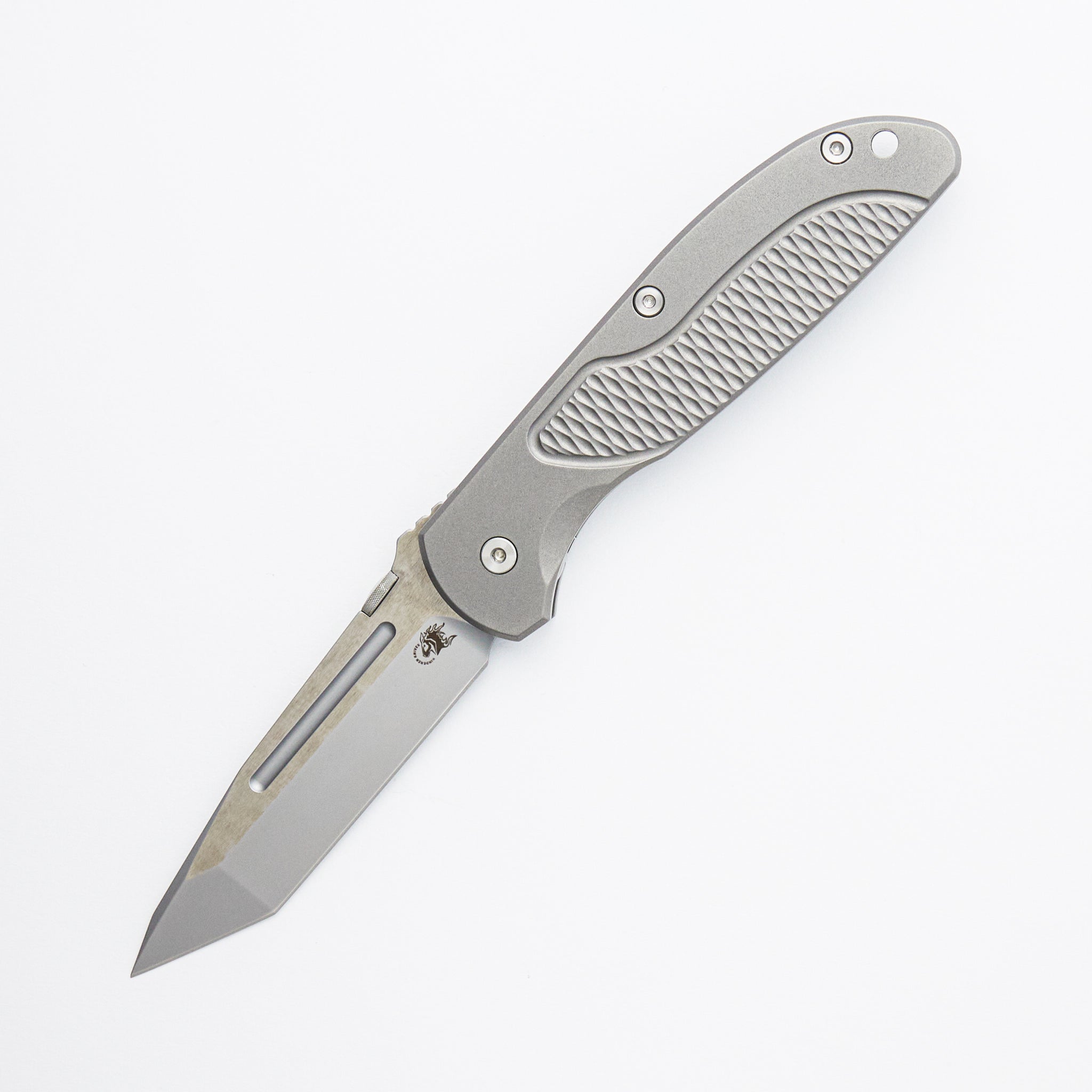 FireTac - 20CV Tanto - Tri-Way - Bead Blast - Two Tone Blade - Ti Scale