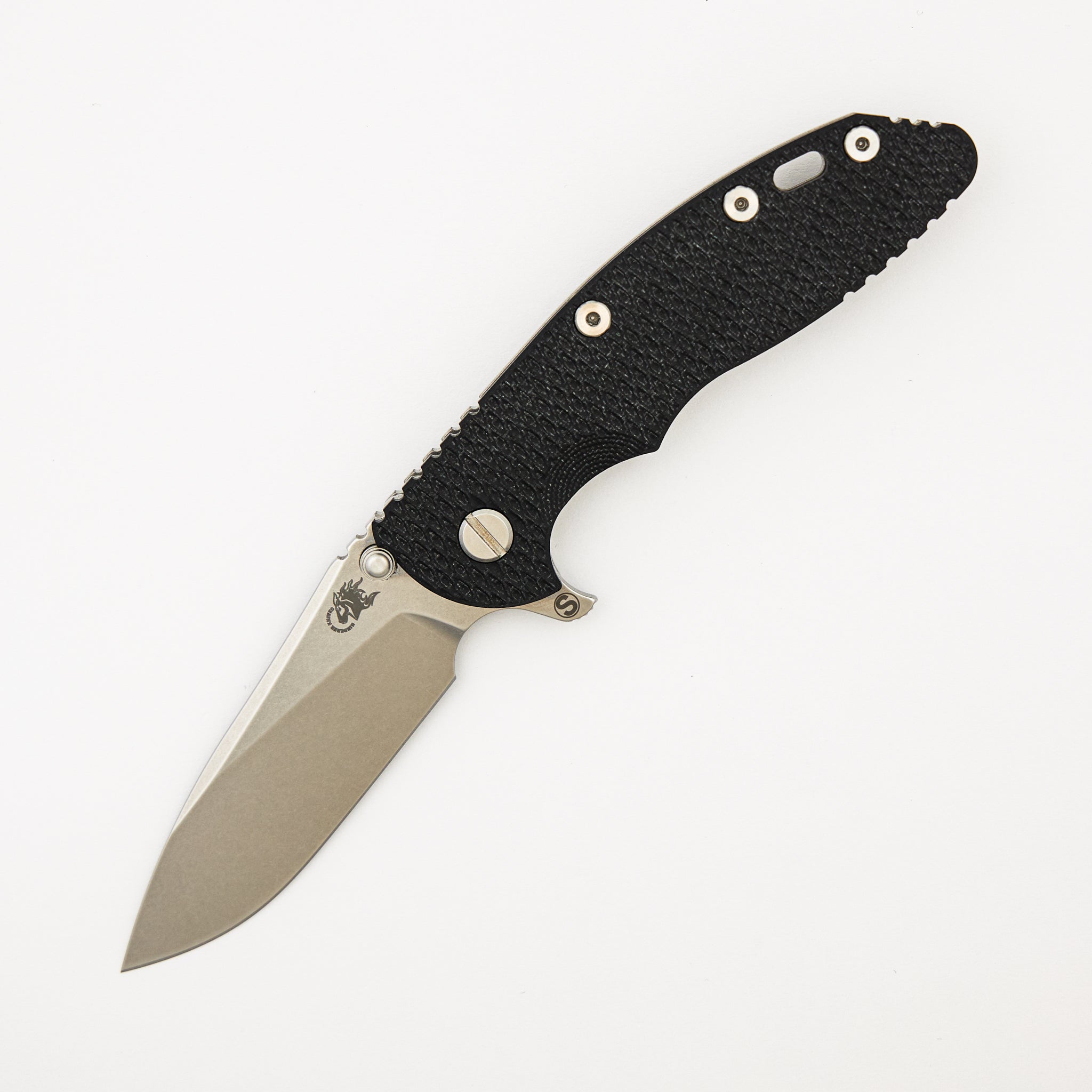 XM-18 3.5" - MagnaCut Skinny Slicer - Tri-Way - Stonewash - Black G10
