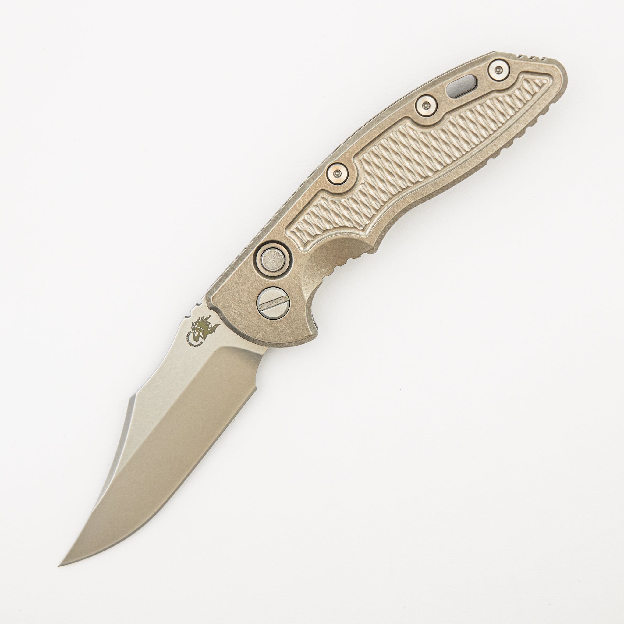 XM-18 3.5″ – Auto – Bowie S45VN Blade – Stonewash