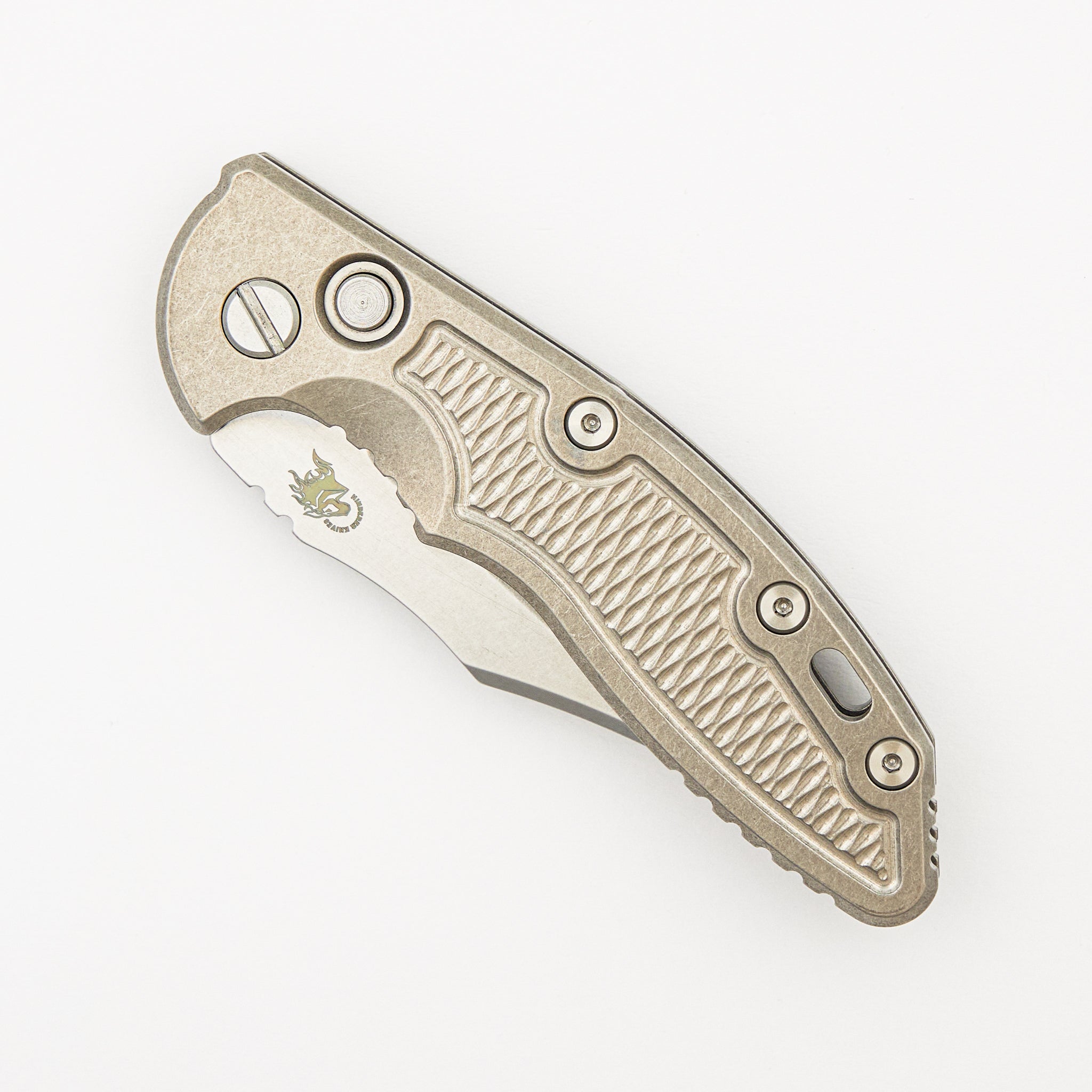 XM-18 3.5″ – Auto – Bowie S45VN Blade – Stonewash