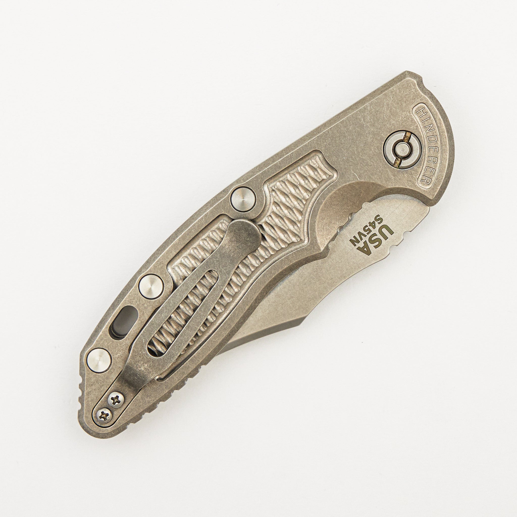XM-18 3.5″ – Auto – Bowie S45VN Blade – Stonewash