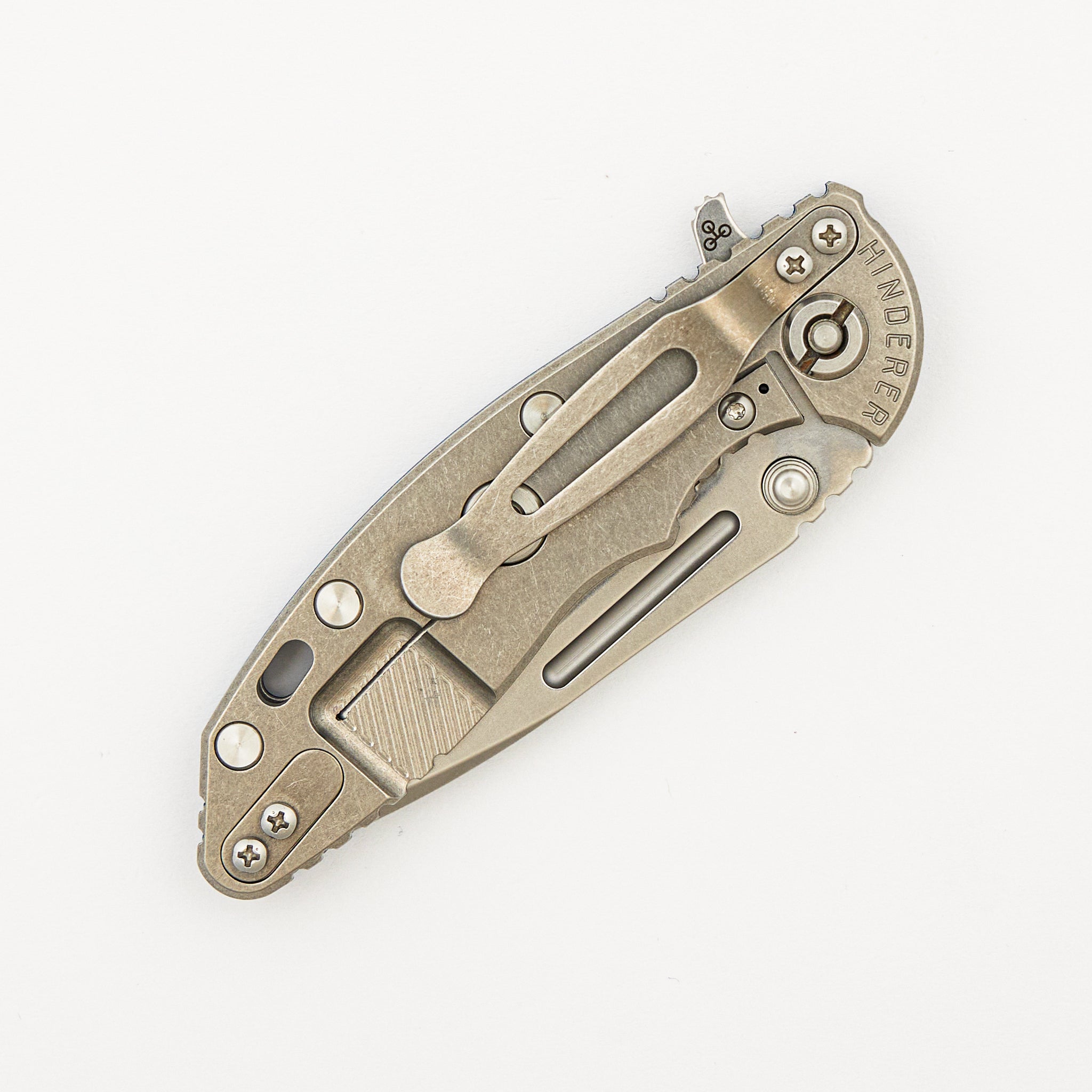XM-18 3.0" - 20CV Fullered Spear - Tri-Way - Stonewash - Blue/Black G10