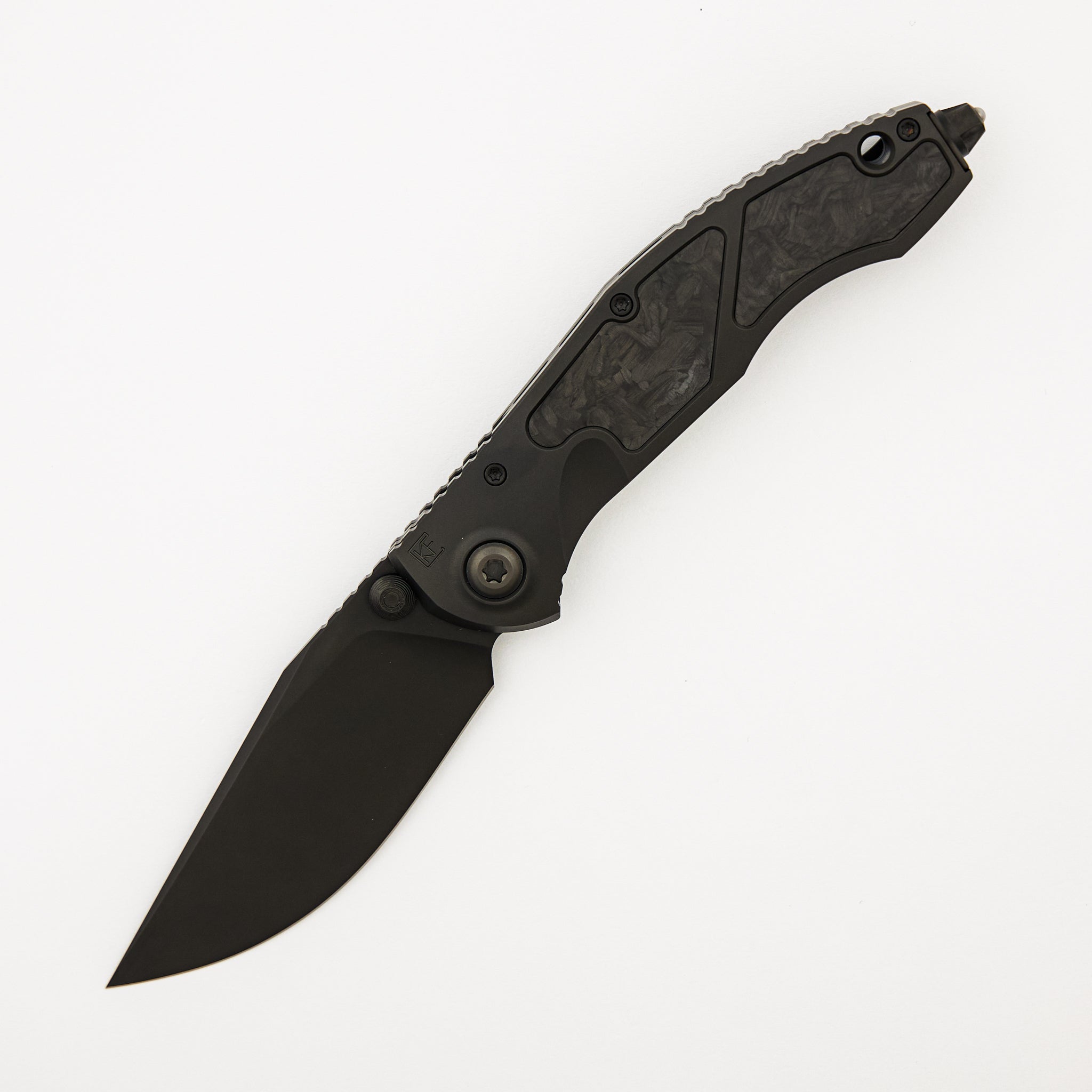 Sokosha 2024 - Titanium/Carbon Fiber Handle - M398 Blade - (A. Marfione / A. Malyshev Design)