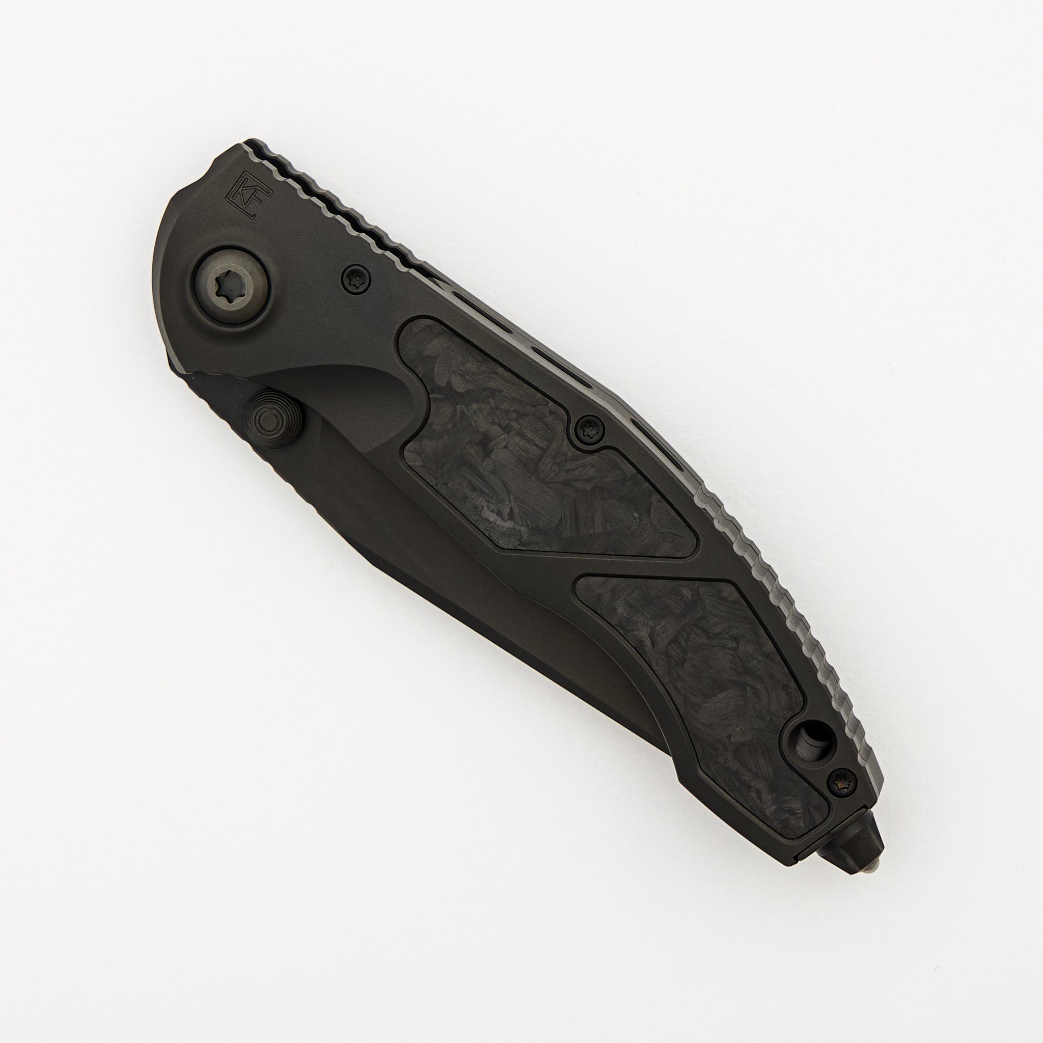 Sokosha 2024 - Titanium/Carbon Fiber Handle - M398 Blade - (A. Marfione / A. Malyshev Design)
