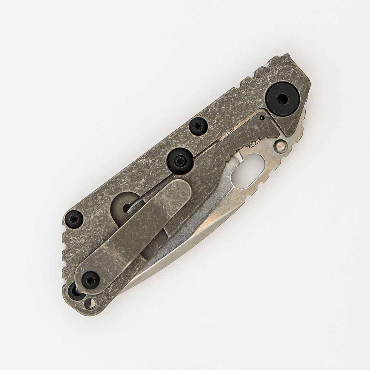 SNG CC - Drop Point MagnaCut Blade - Titanium Handle