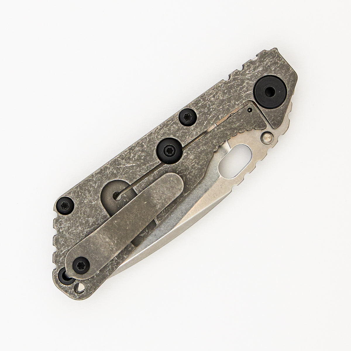 SNG CC - Drop Point 20CV Blade - Titanium Handle