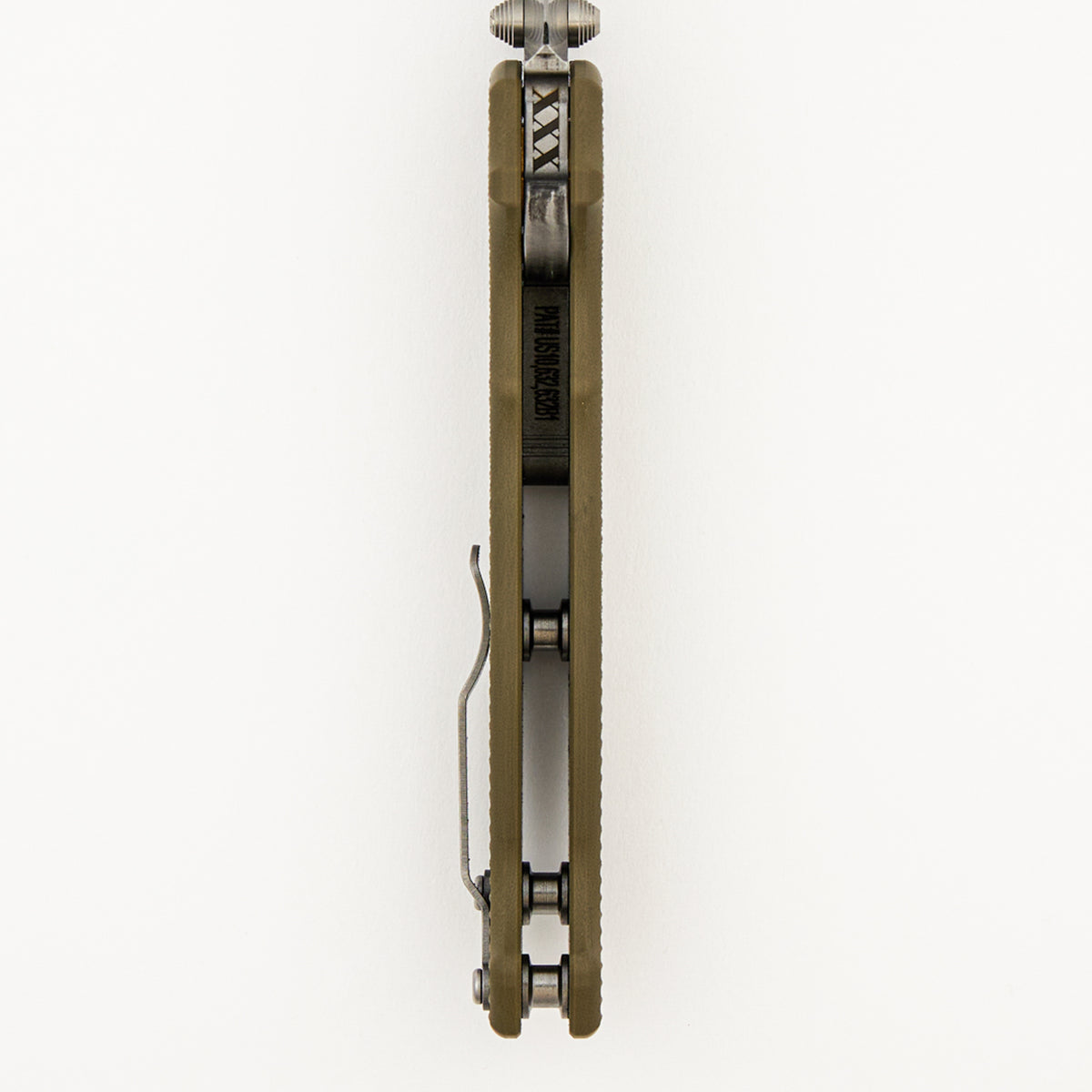 AD20 XXX - CPM-3V Clip Point Blade - OD Green G10