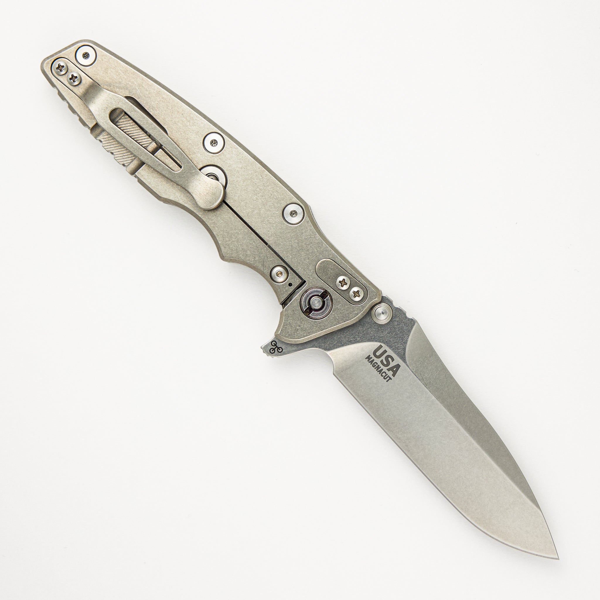 Eklipse 3.5" - MagnaCut Swedged Spear - Tri-Way - Stonewash