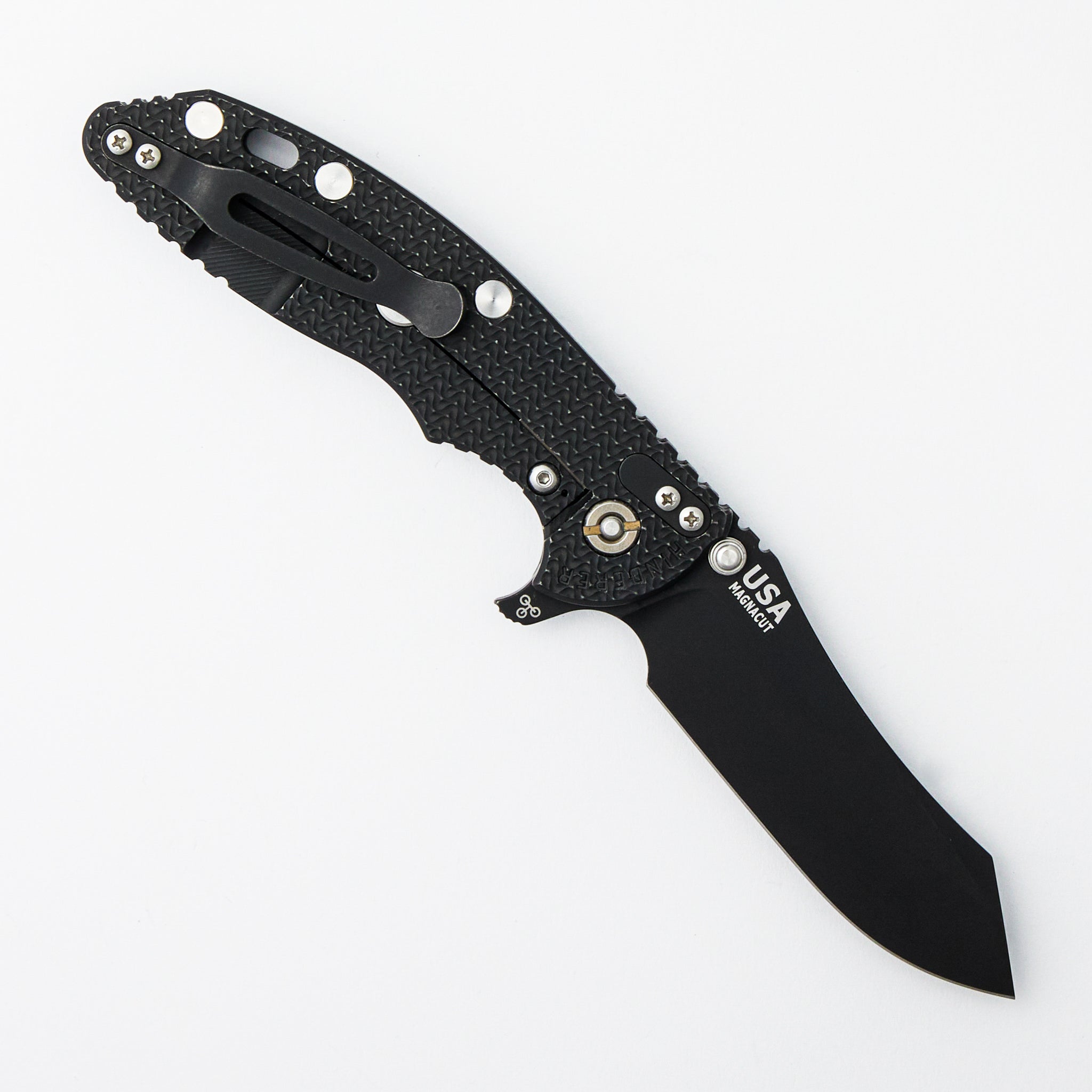 XM-18 3.5″ - MagnaCut Skinny Skinner - Tri-Way - Battle Black - Full Ripple Ti