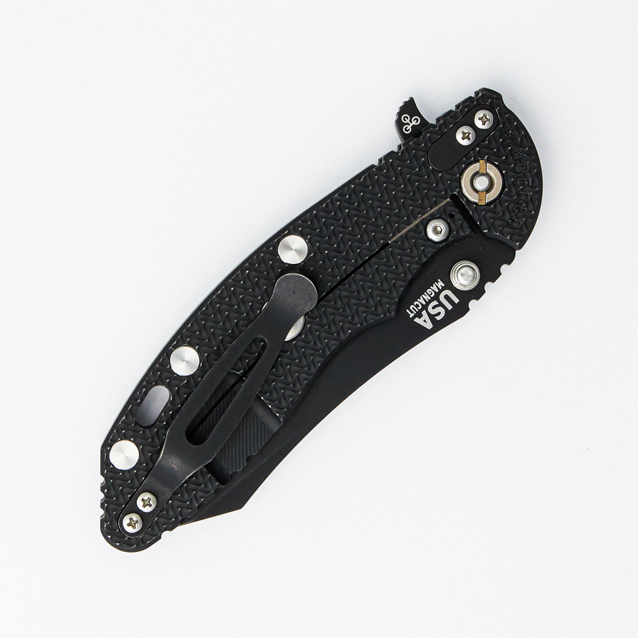 XM-18 3.5″ - MagnaCut Skinny Skinner - Tri-Way - Battle Black - Full Ripple Ti