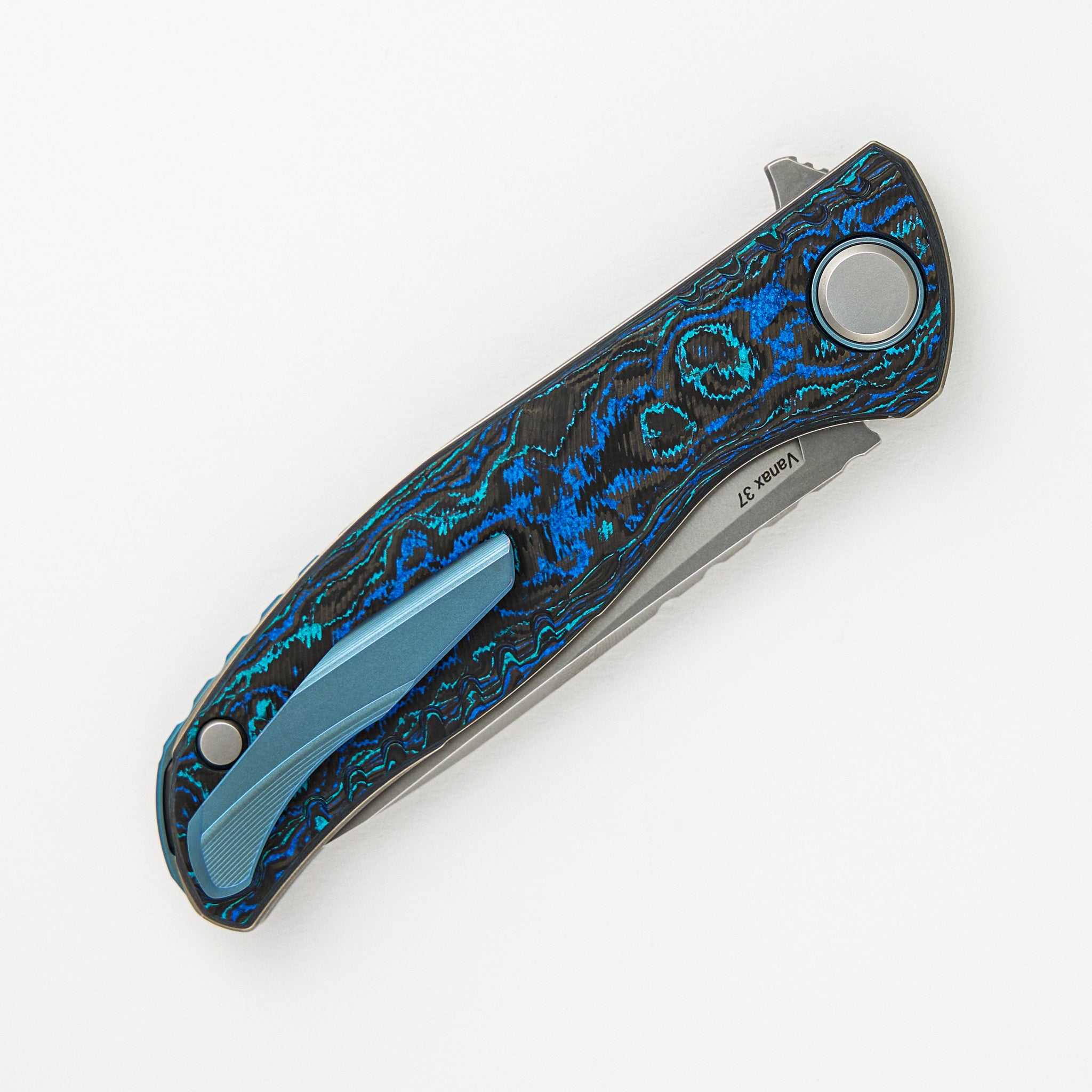 Shirogorov F3 Aquatic - Special Edition - "Deep Sea" TechnoCarbo Handle - Vanax 37 Blade - MRBS