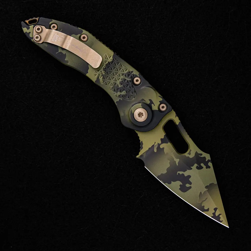 Microtech / Borka Blades Design Stitch – A S/E Olive Camo