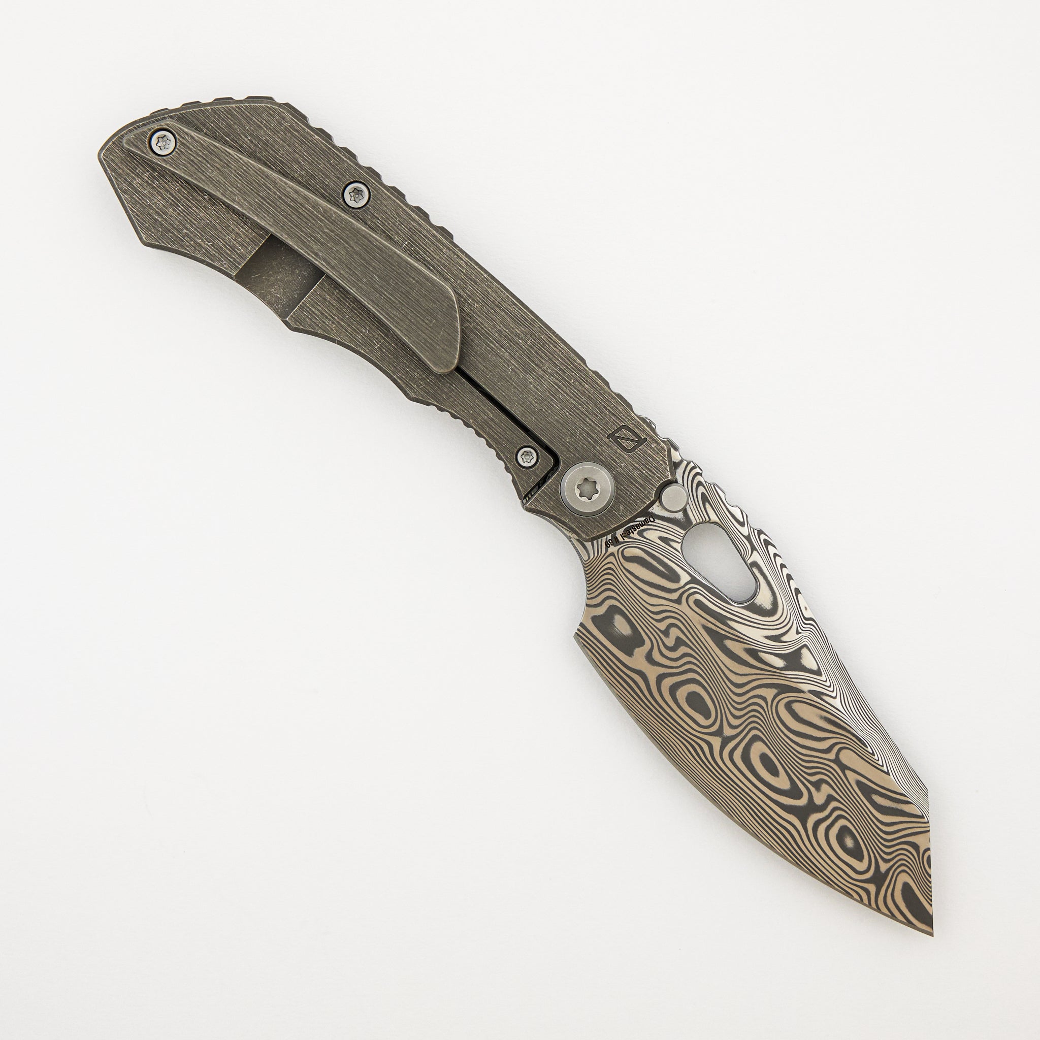 CKF Evo 1.1 - Damasteel Blade - Titanium Handle (Jon Sorensen Design)