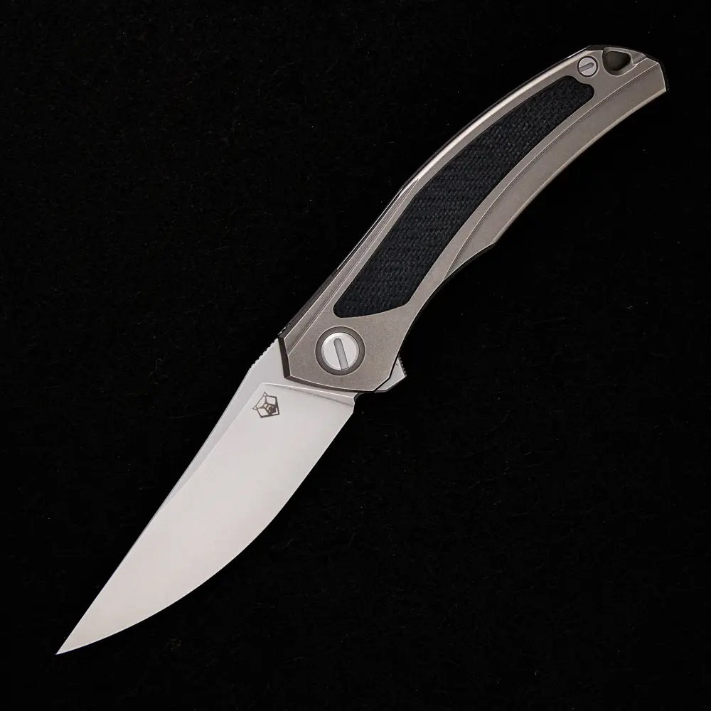 SHIROGOROV URSUS QUANTUM – CROMAX PM BLADE – TITANIUM HANDLE – BLACK G10 INLAY – SRB