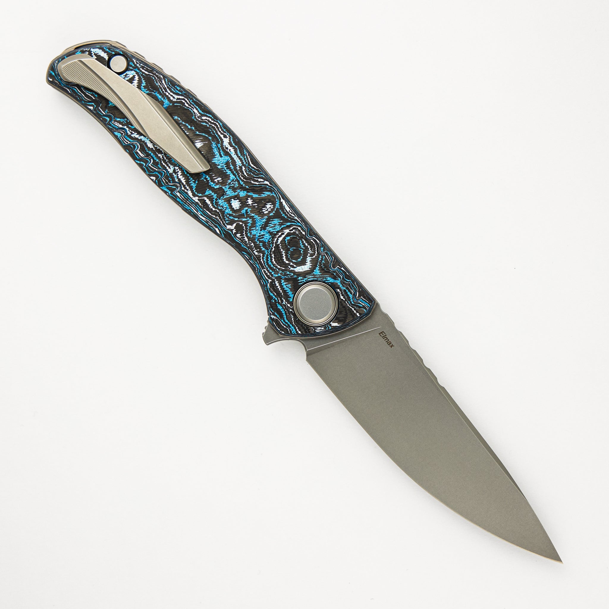 Shirogorov F3 Aerum - Special Edition - "Northern Wind" TechnoCarbo Handle - Elmax Blade - MRBS