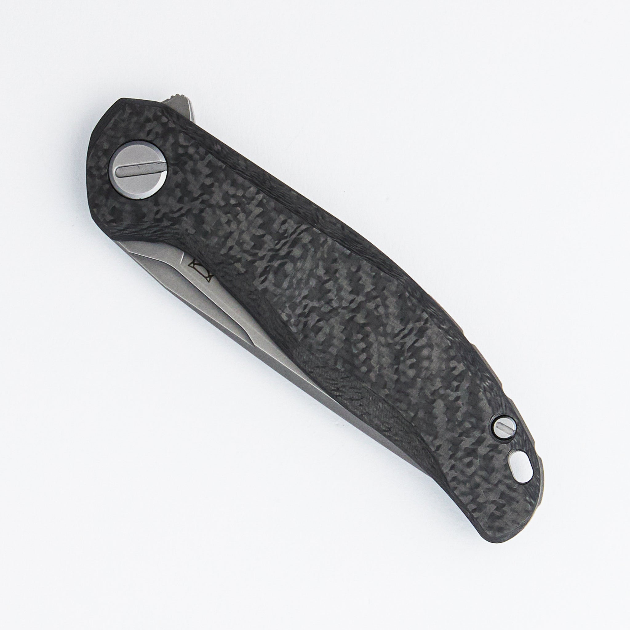 Stellar CF – Black Carbon Fiber Handle – M390 Blade – MRBS