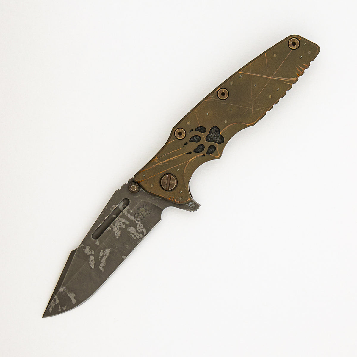Eklipse 3.5" - MagnaCut Skinny Fullered Harpoon Spanto - Tri-Way - Battle Hound - Ti Scale