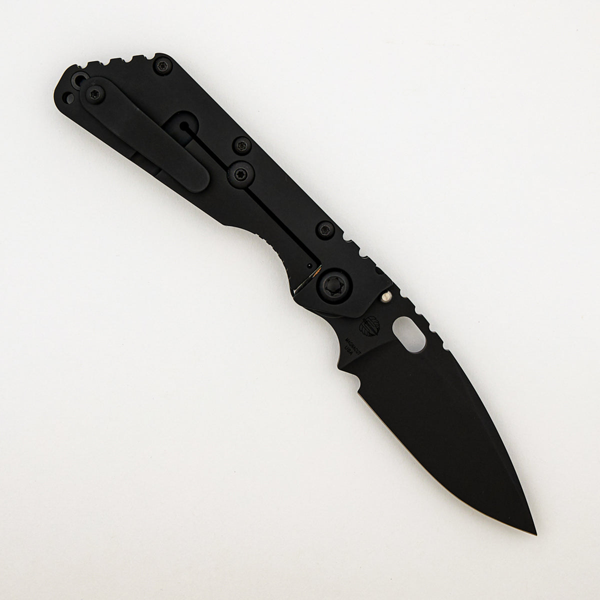 SMF CC - Drop Point MagnaCut Blade - Titanium Handle